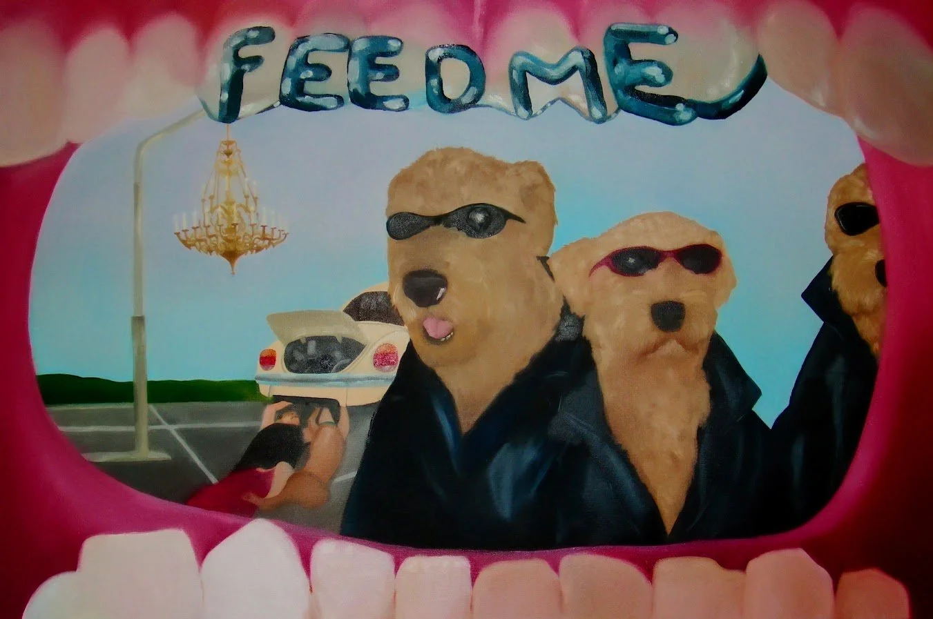 FeedMe, 2024
Oil on canvas, 36” x 24” 