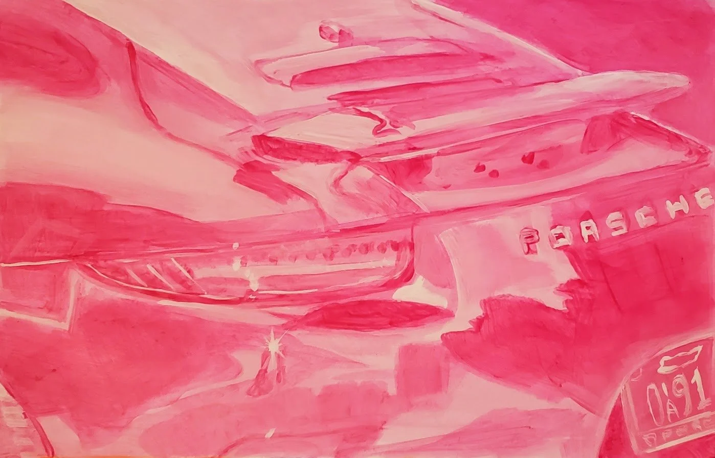 Porsche, 2026
Acrylic on paper, 5.5” x 8.5”
