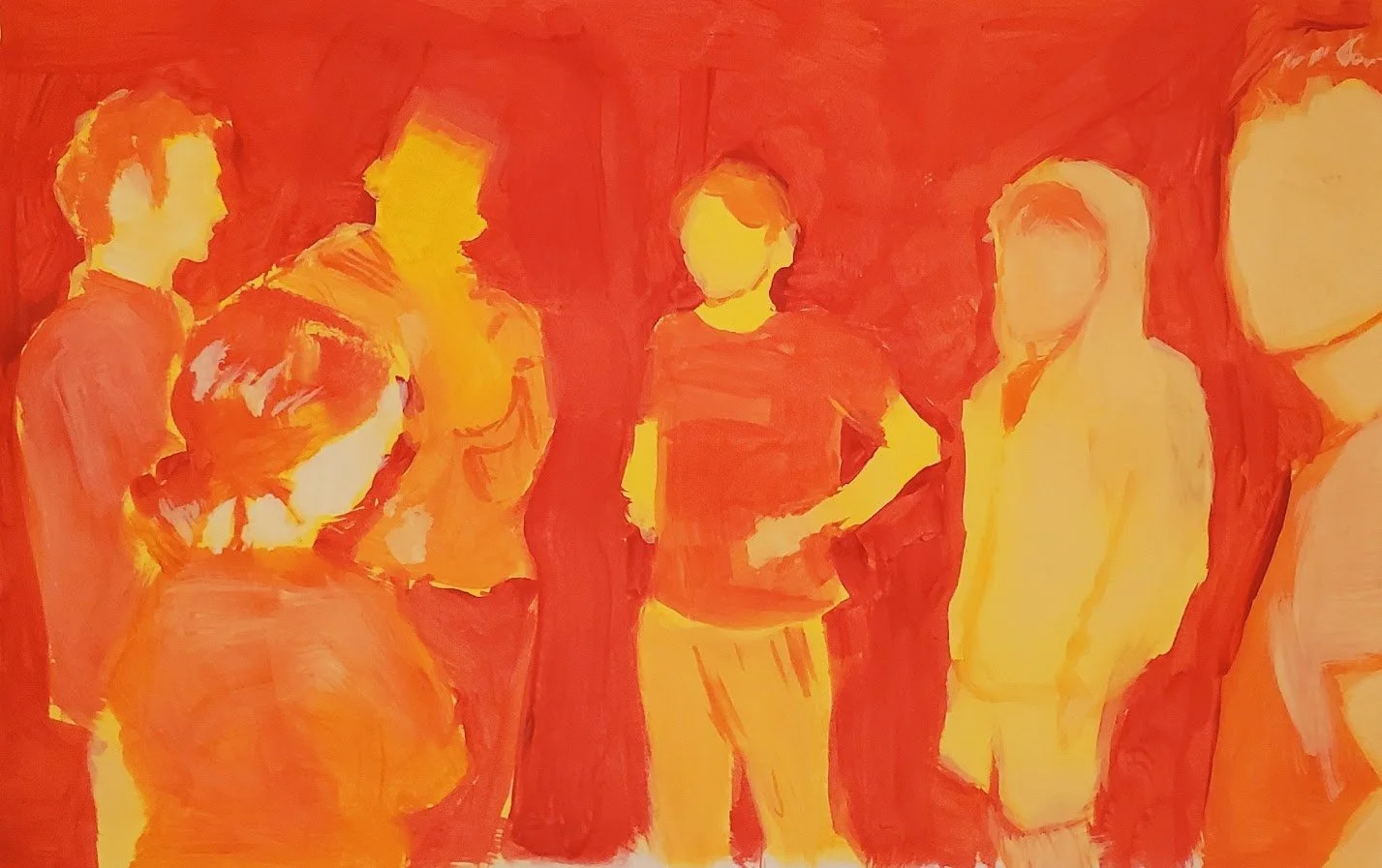 Fantastic, 2026
Acrylic on paper, 5.5” x 8.5”