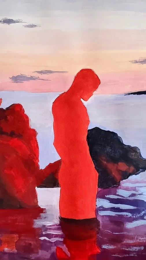 Echo, 2026
Acrylic on paper, 5.5” x 8.5”