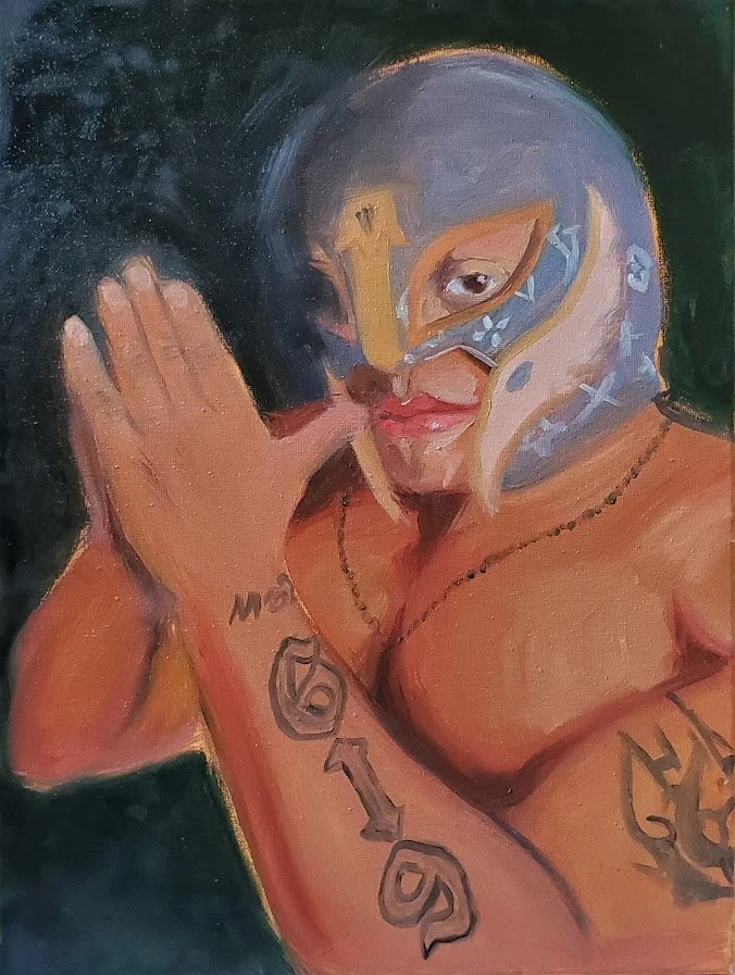Mysterio, 2025
Oil on canvas, 20” x 16”