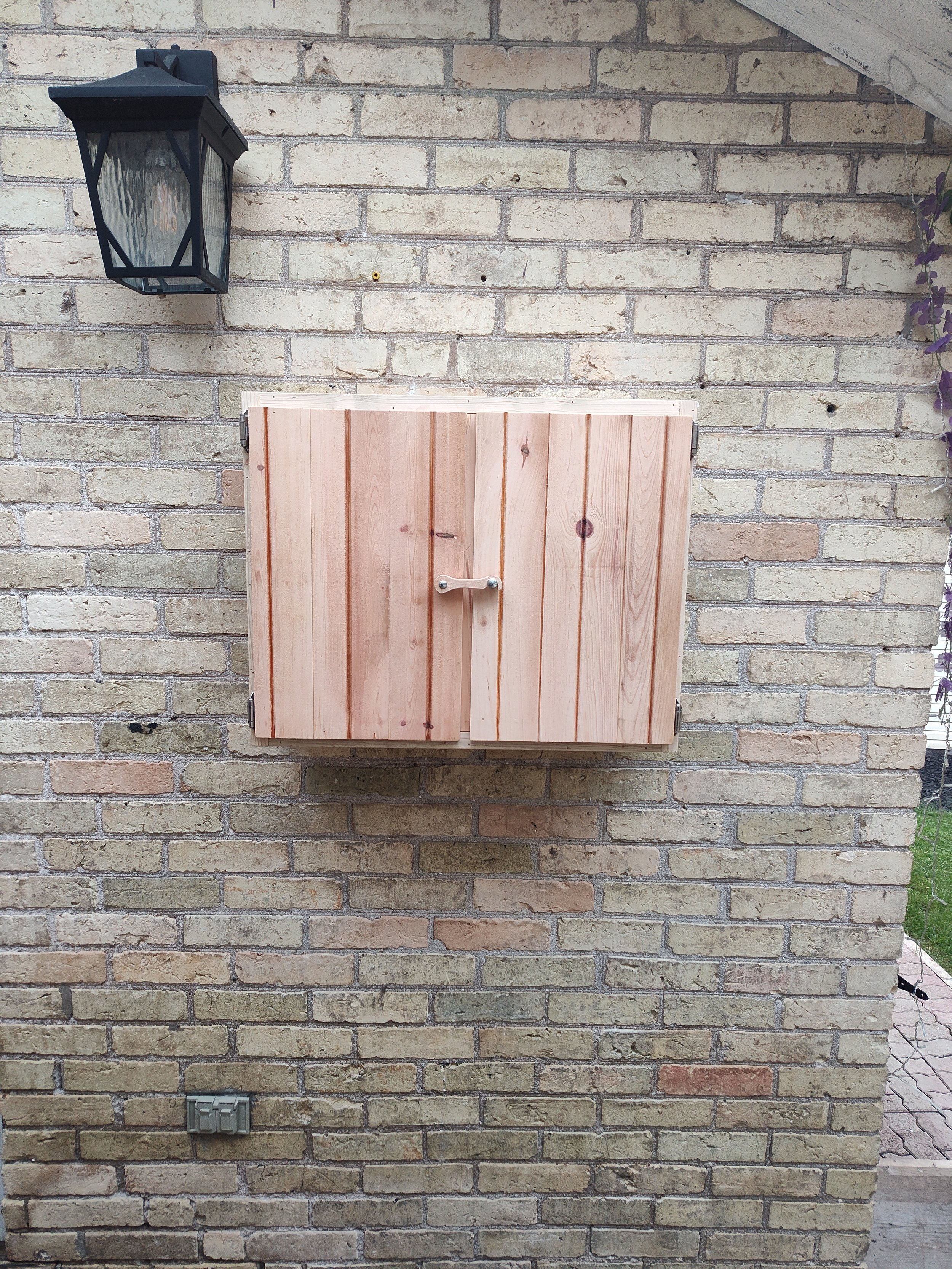 BBQ Utensil & Seasonings Cabinet