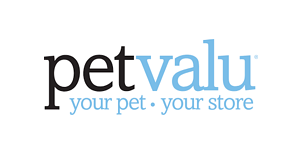 Pet Valu logo with the tagline 'your pet, your store'