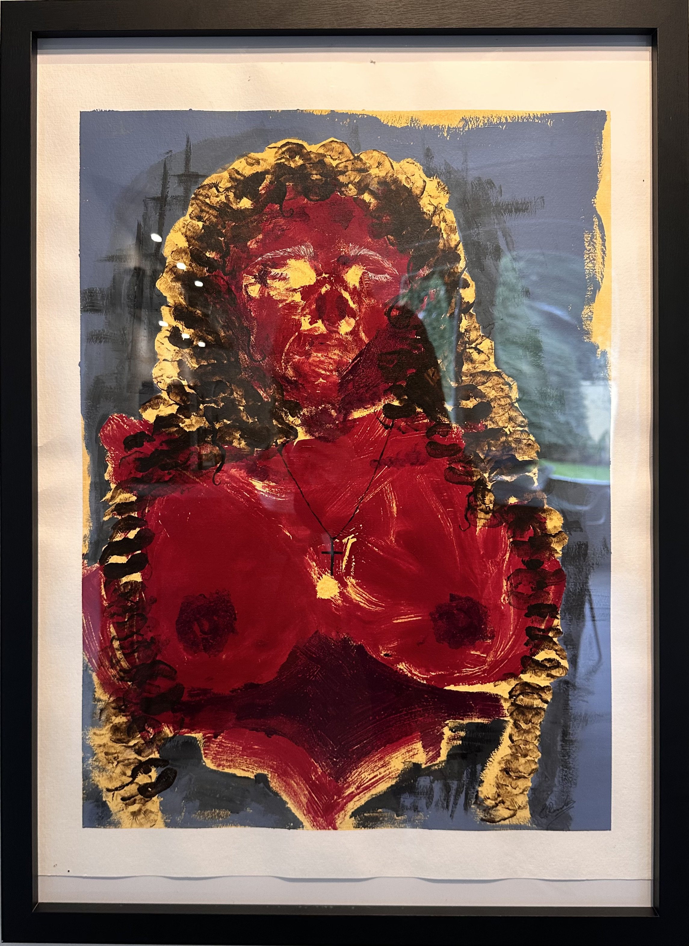 DEATH MASK FOR MARY MAGDALENE

Acrylic on aquarelpaper
50 × 60 cm