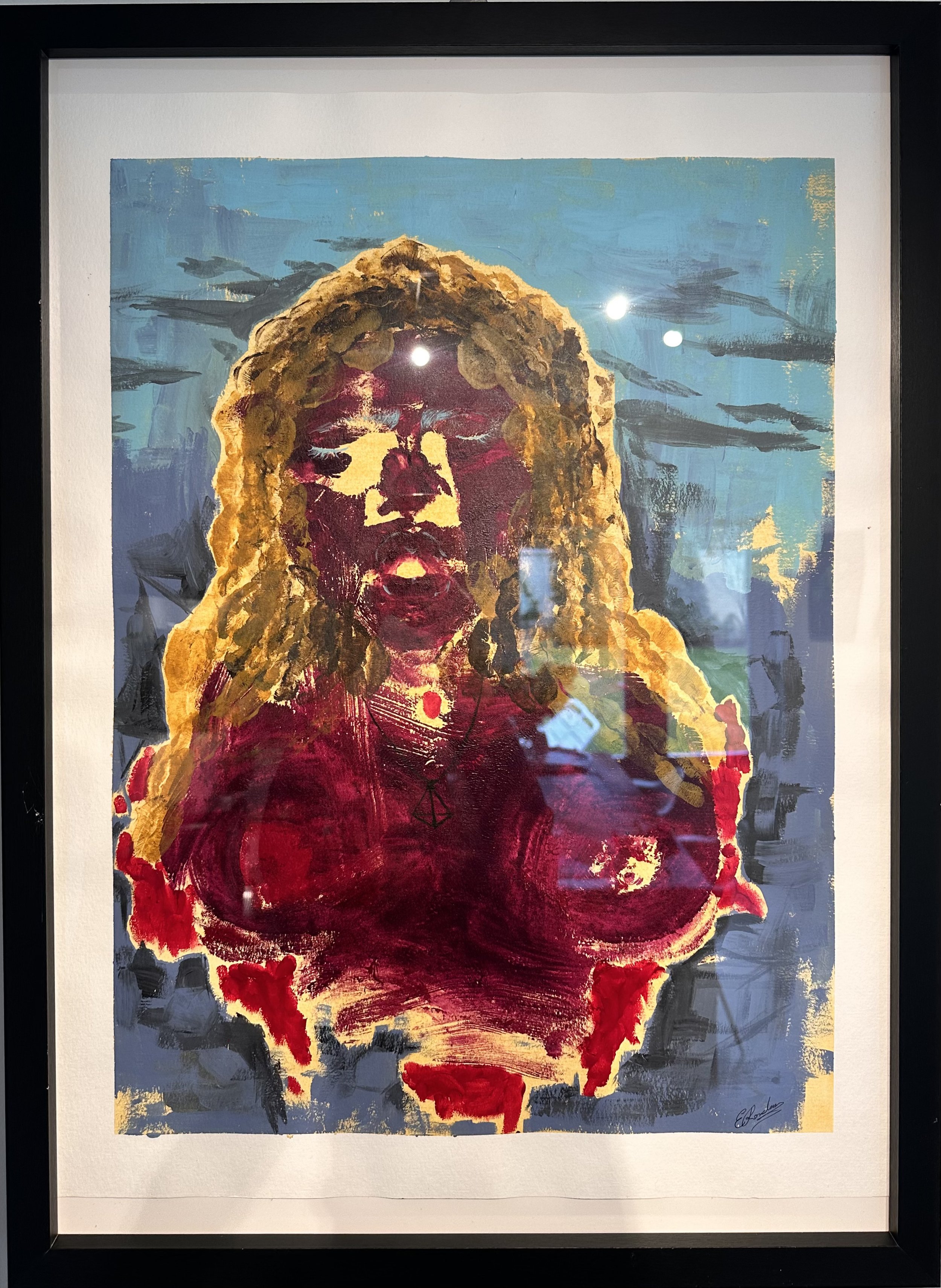 DEATH MASK FOR HYPATIA OF ALEXANDRIA

Acrylic on aquarelpaper
50 × 60 cm