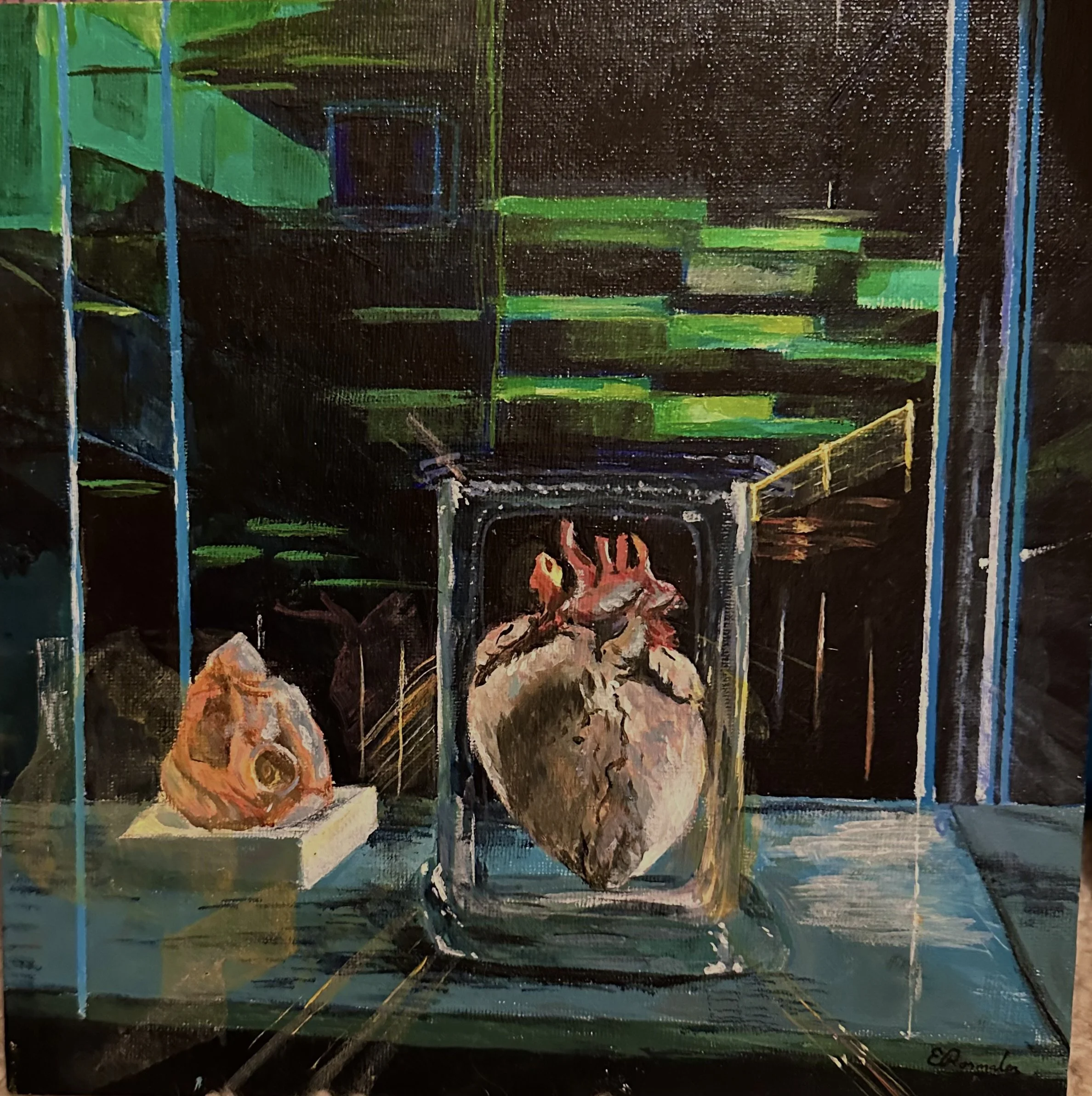 SOLD
SAFELY UNDER GLASS I

Acrylic on canvas
30x30cm