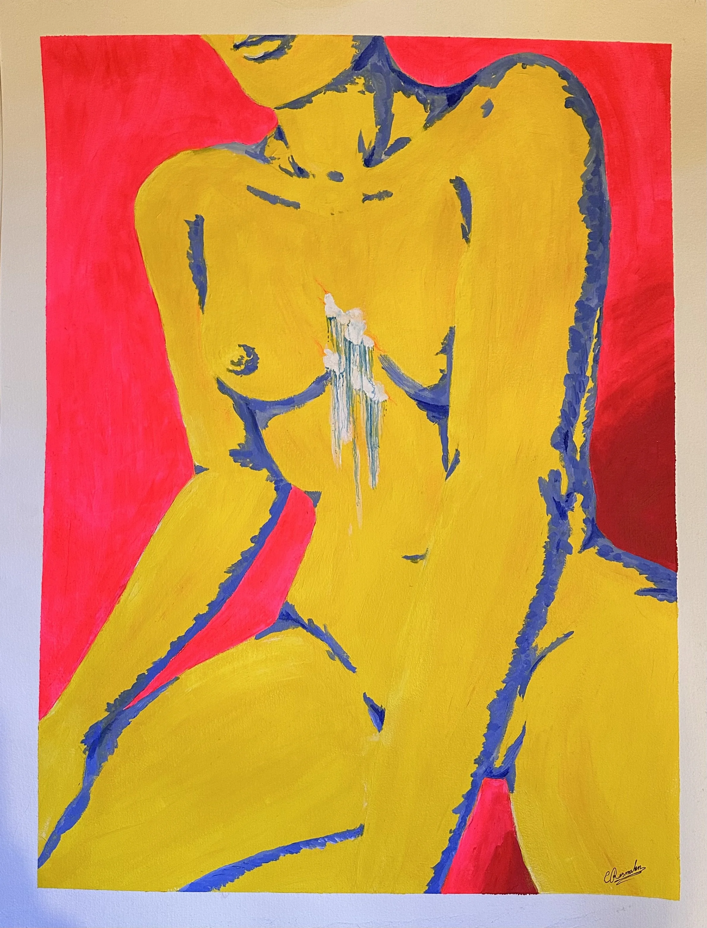 POISON II 

Acrylic on aquarelpaper
50 × 60 cm
