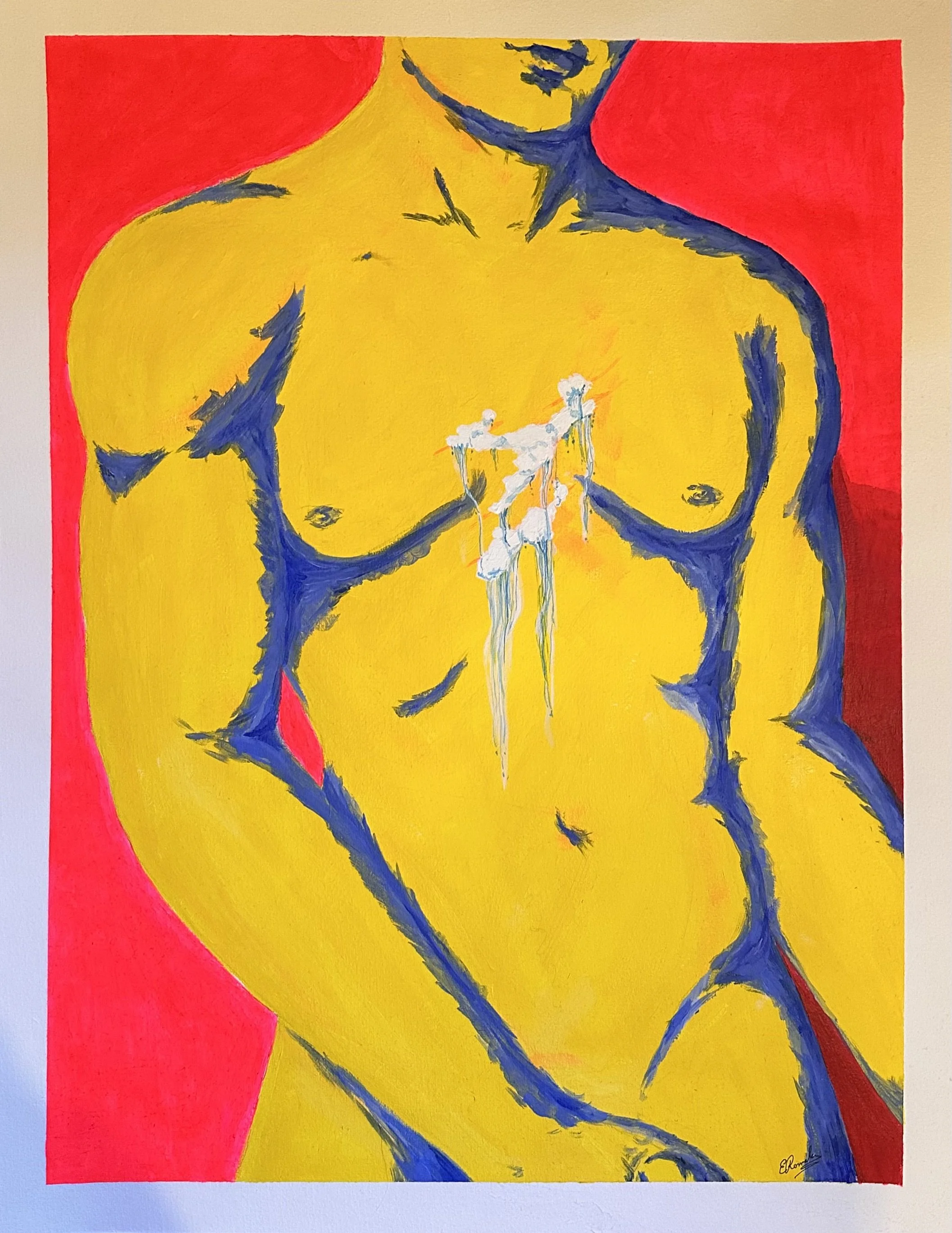 POISON I 

Acrylic on aquarelpaper
50 × 60 cm