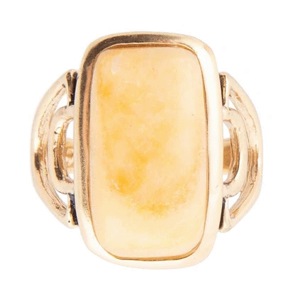 Luster Yellow Agate Golden Statement Ring – Barse Jewelry-5.png