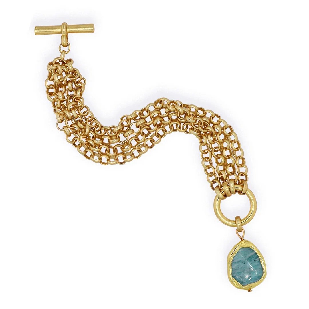 Tidepool Gem Bracelet 24K
