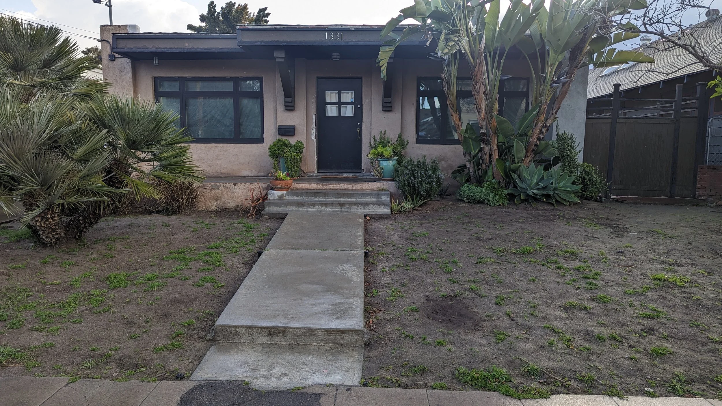 Original Fern Street Residence in South Park, San Diego, before demolition and redevelopment.