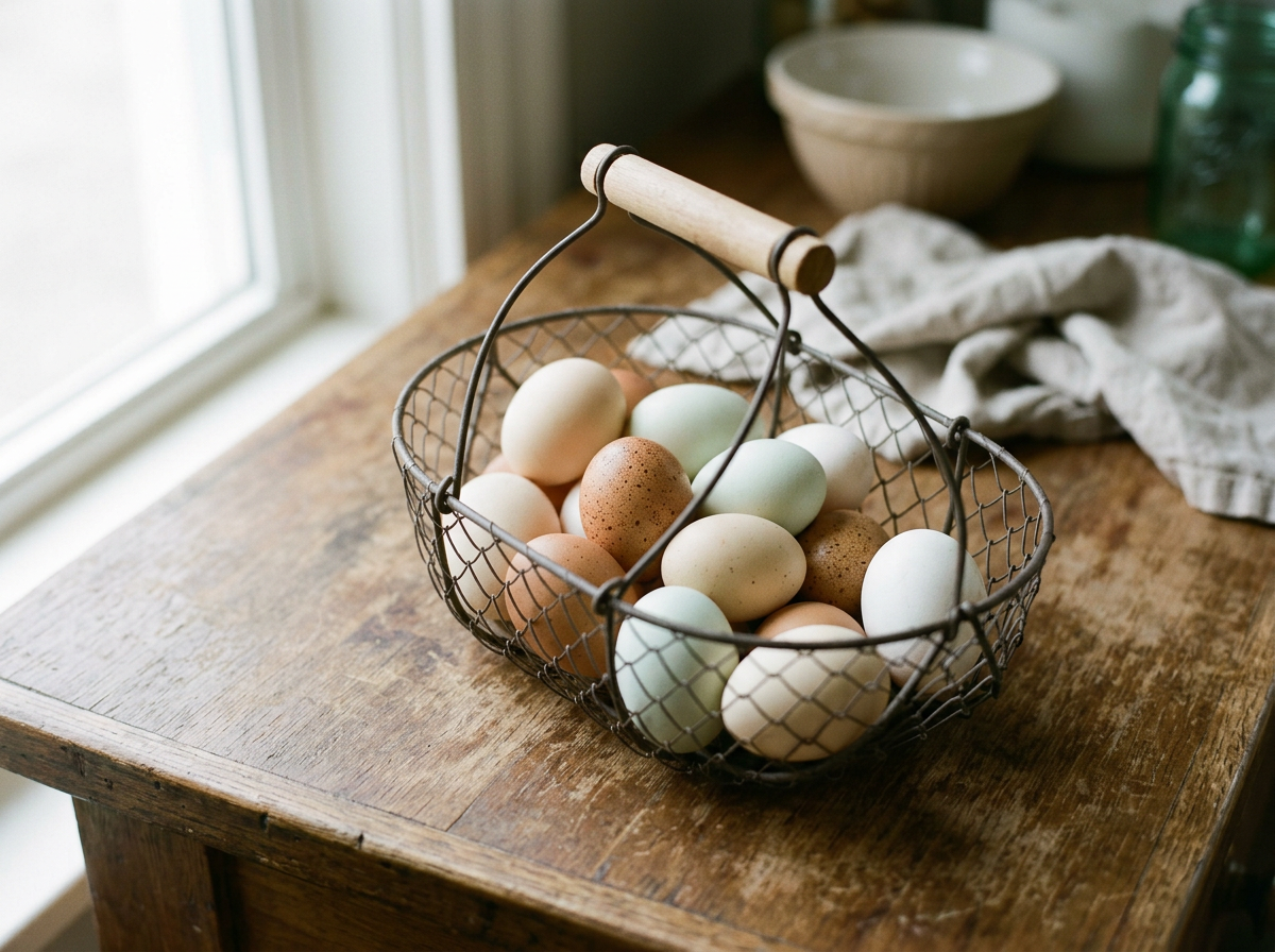 Farm Fresh Eggs by the Dozen