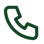 Icono de teléfono de color verde