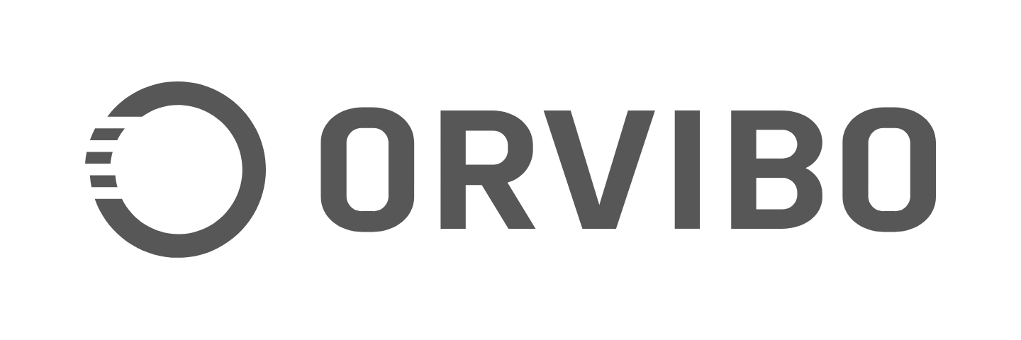Logo de Orvíbo con un icono circular a la izquierda y el texto 'Orvíbo' a la derecha
