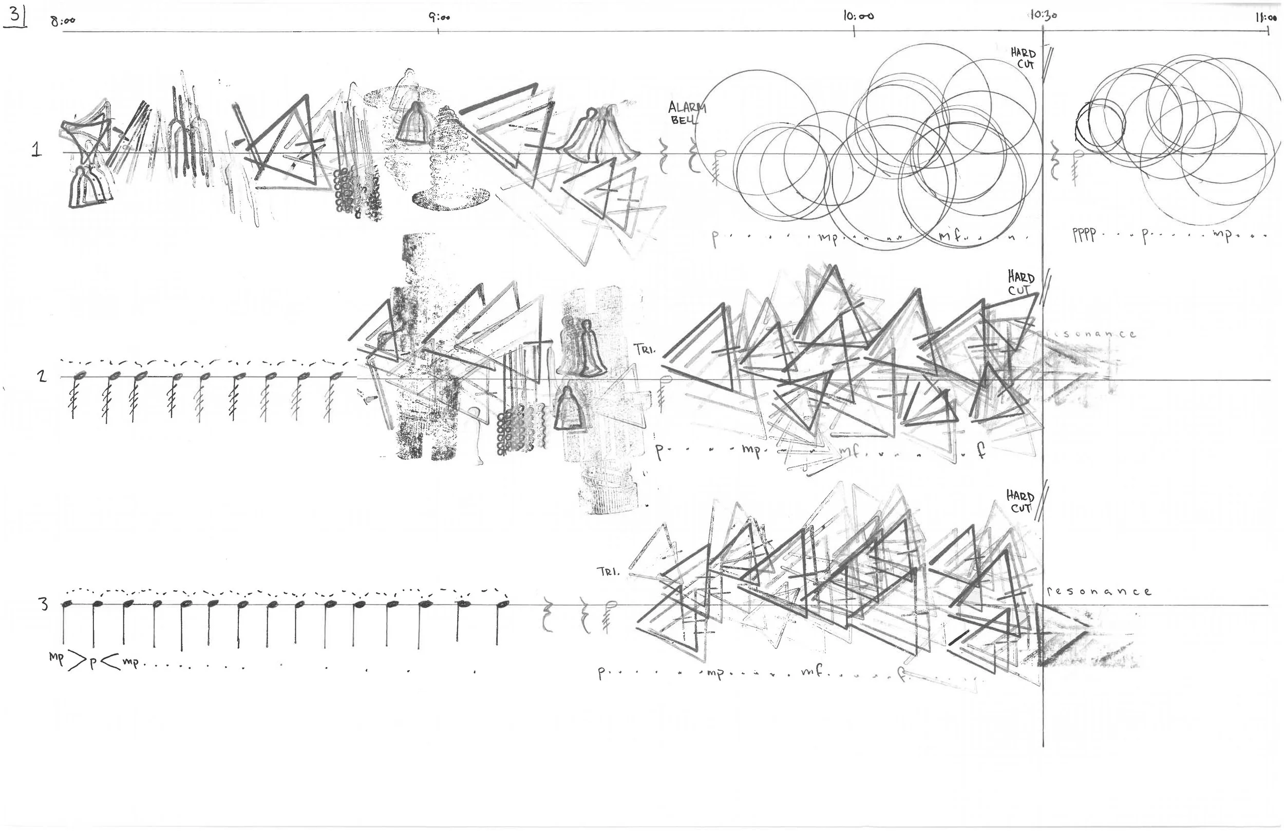 Mass of Dissolution. 2019. for Percussion Trio