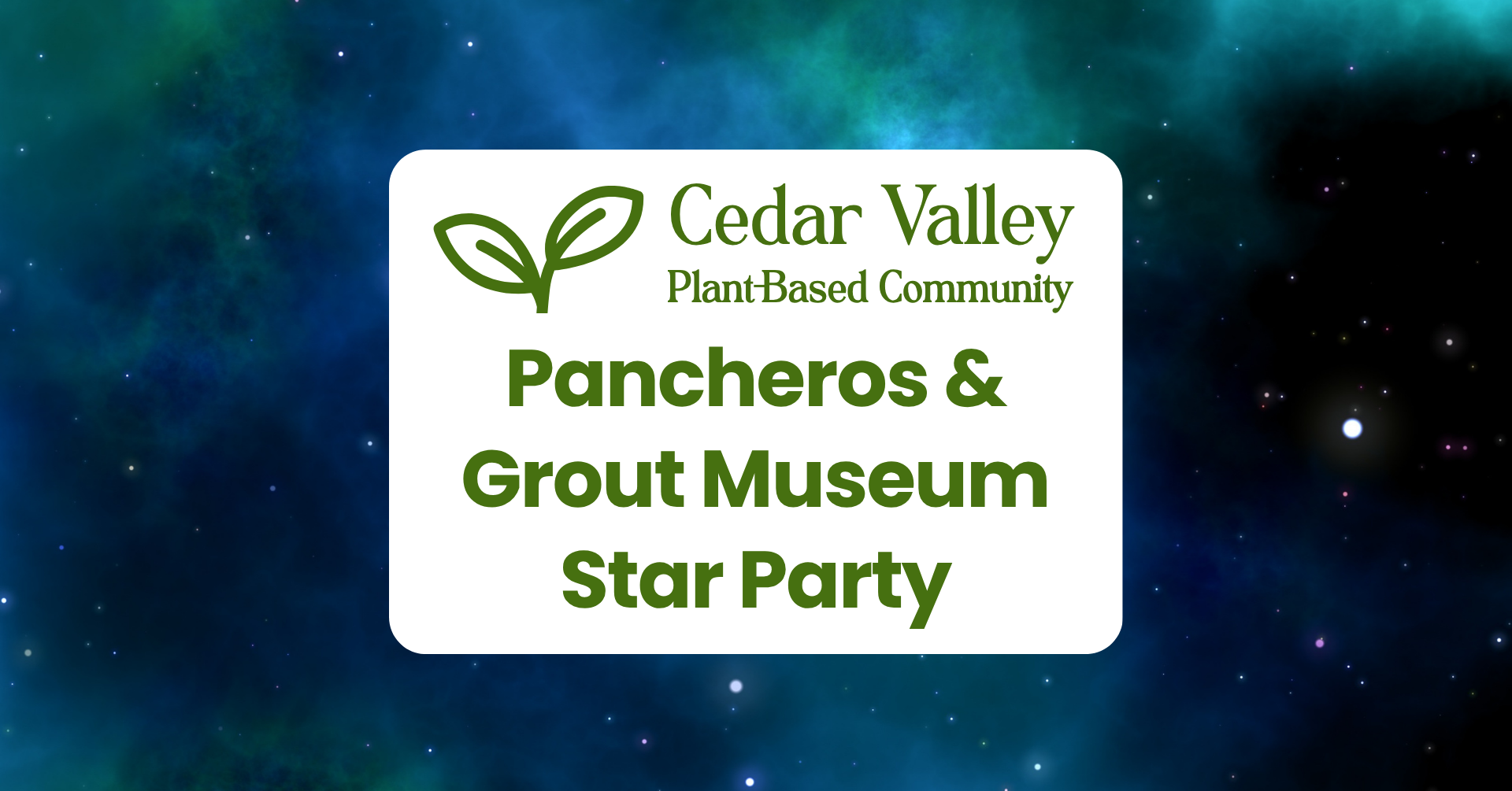 Burritos & Stargazing Social