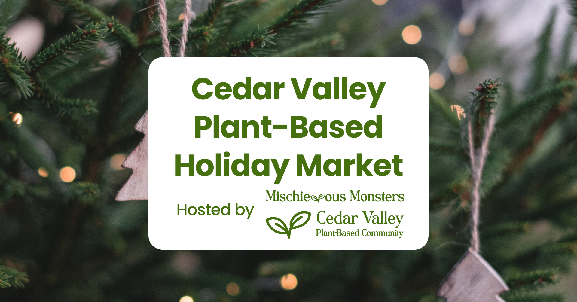 Cedar Valley Plant-Based Holiday Market