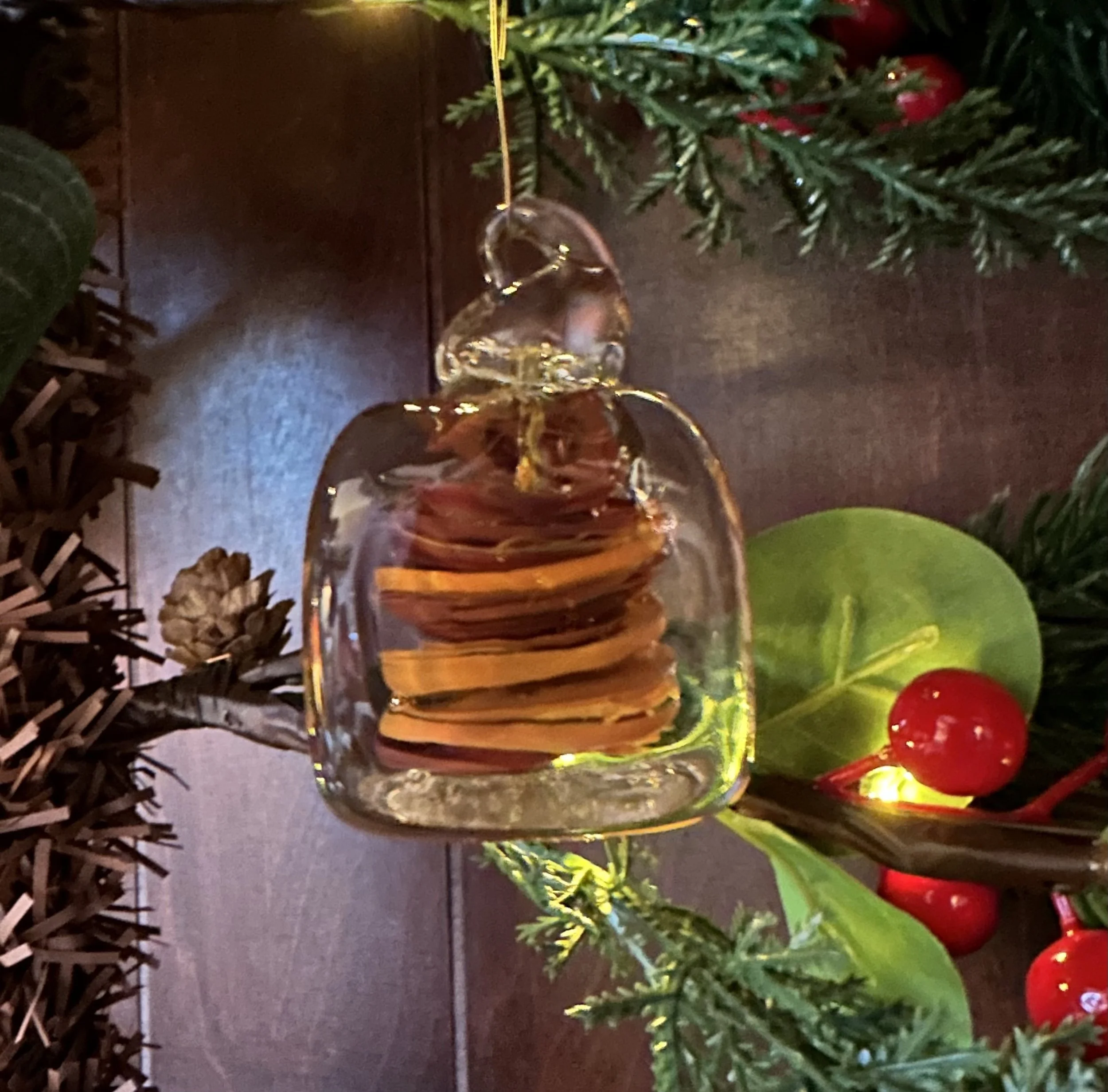 Spiralis Square Ornament