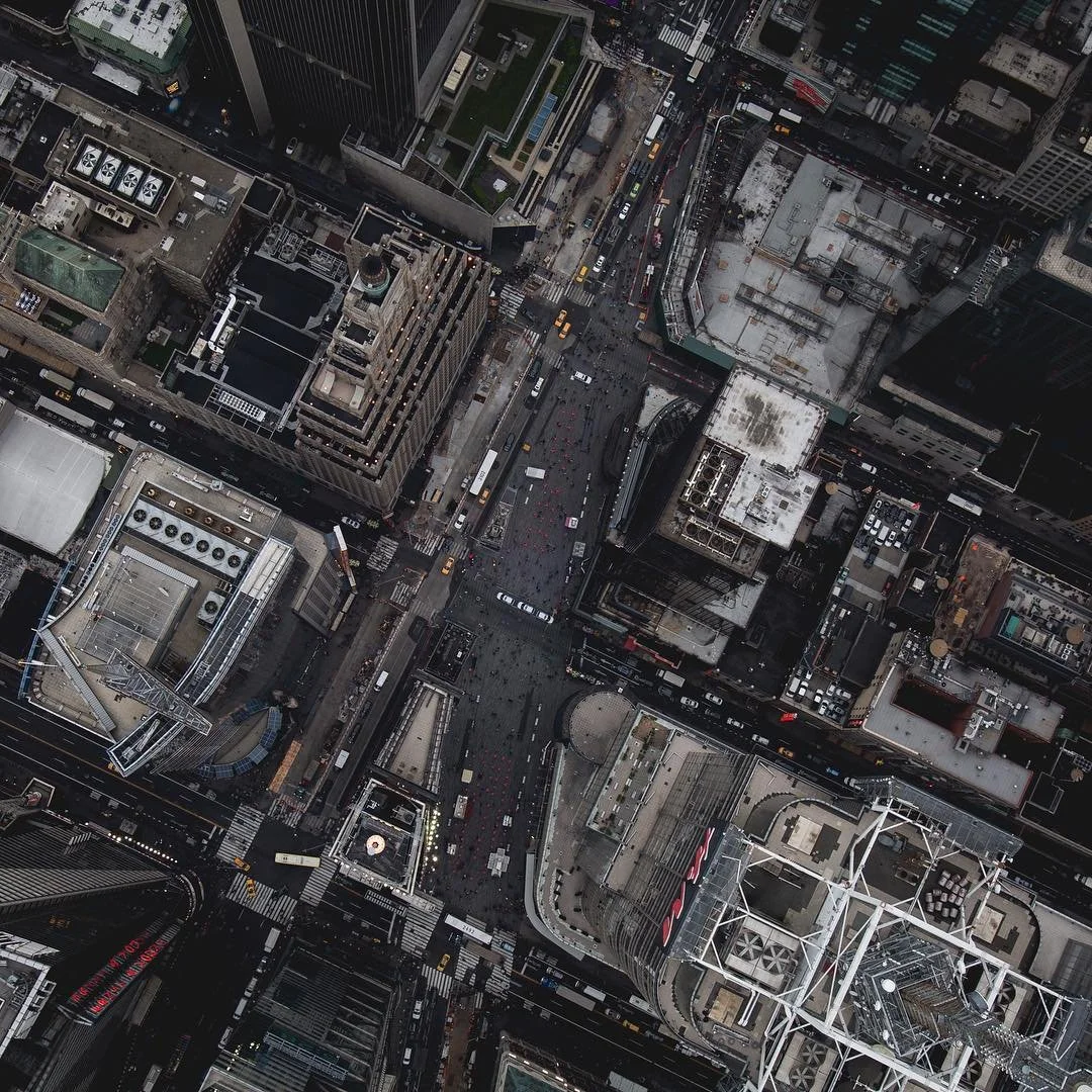 Above it all.