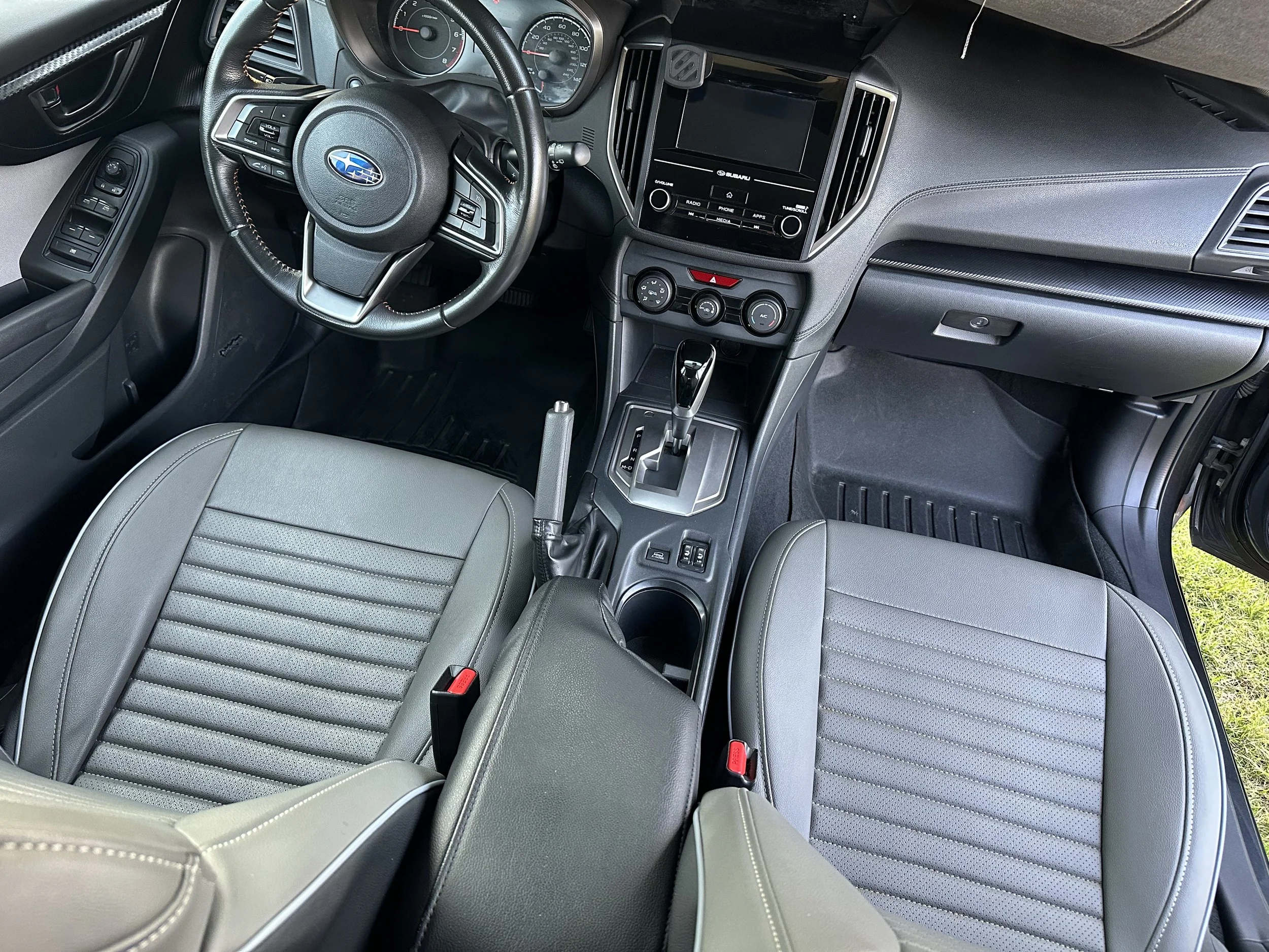 Complete interior detail on 2018 Subaru Crosstrek
