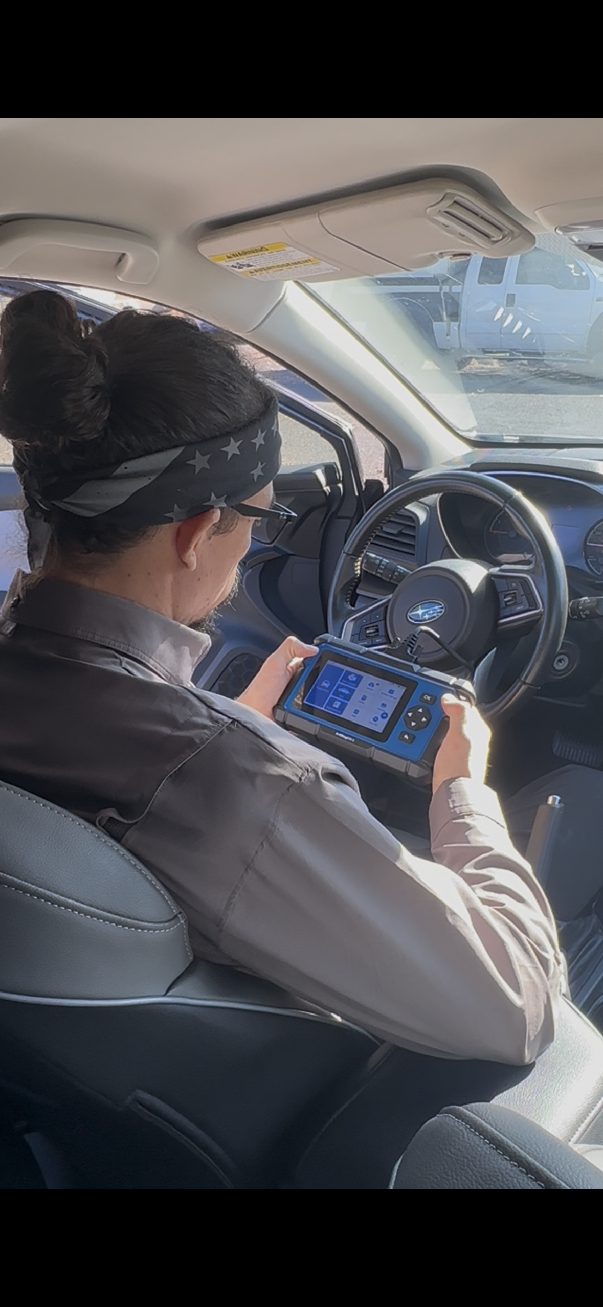 Performing a diagnostic scan on 2018 Subaru Crosstrek
