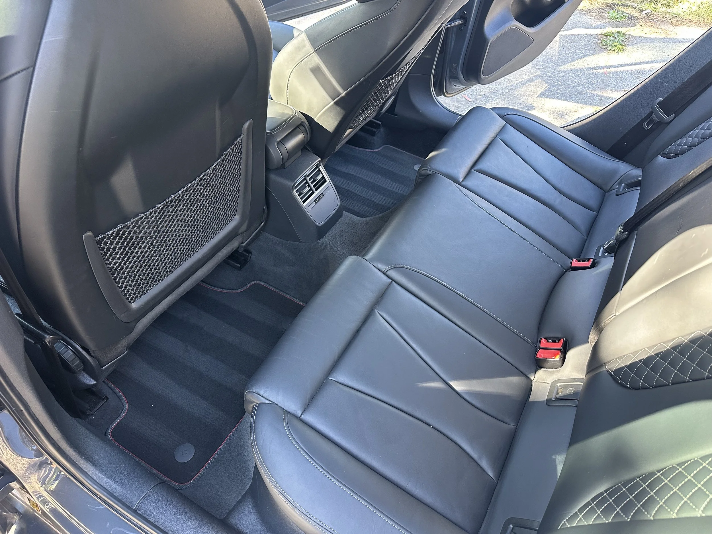 VIP interior treatment on Audi S3 rear seats