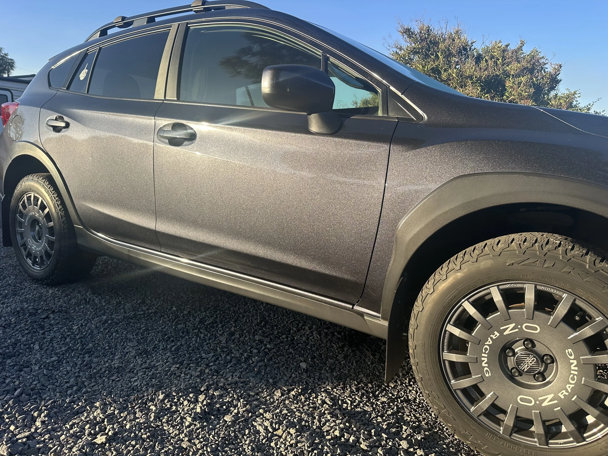 Paint correction service on Subaru Crosstrek