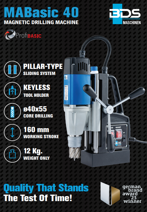BDS MABasic 40 Magnetic Base Drill - 6.png