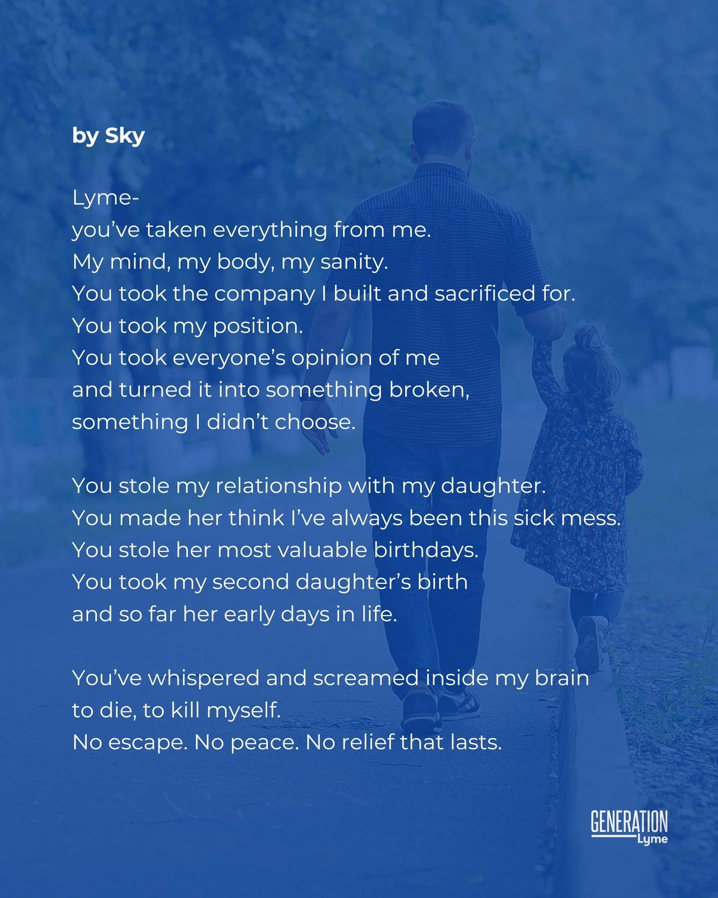 Today&rsquo;s poem comes from community member Sky,

A little piece of their real experience, put into words.

If this speaks to you, show Sky some love in the comments. Like, share, save &mdash; whatever feels right.