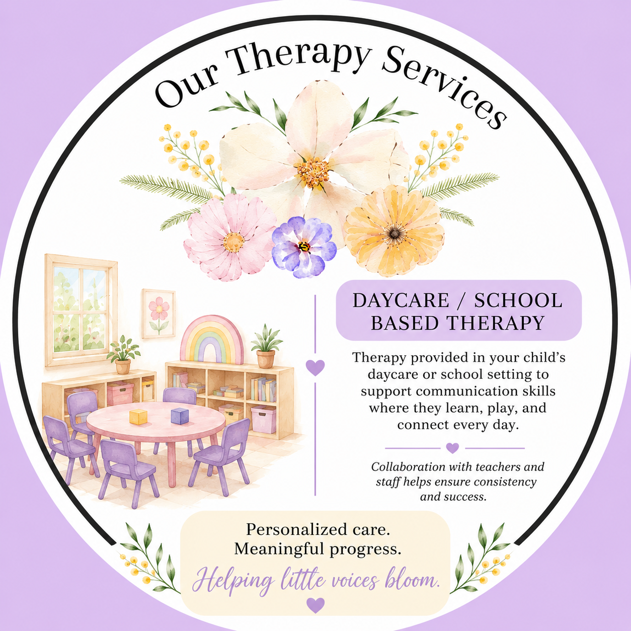 Daycare/ School Based Individual Therapy Sessions