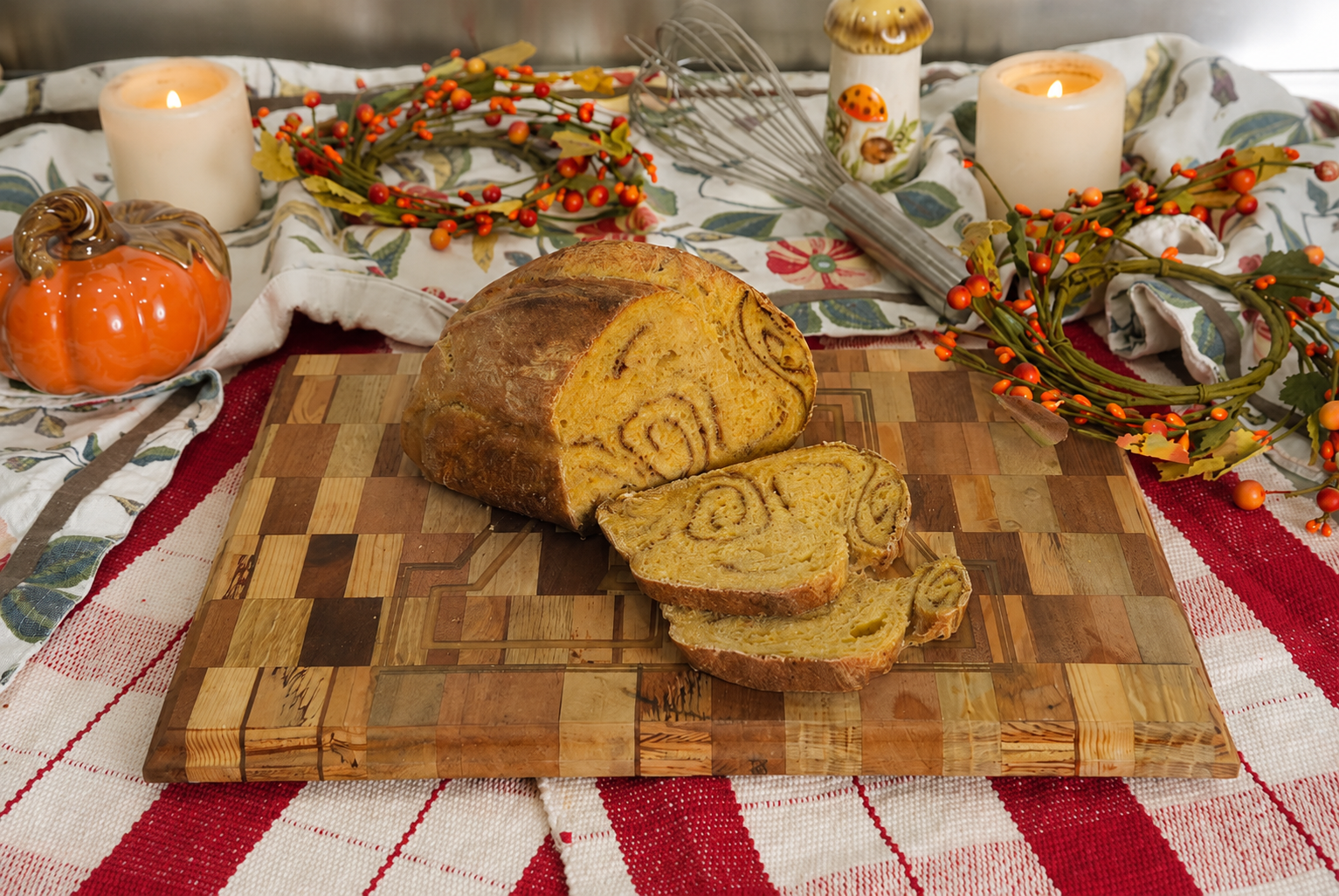 Pumpkin Sourdough Loaf
