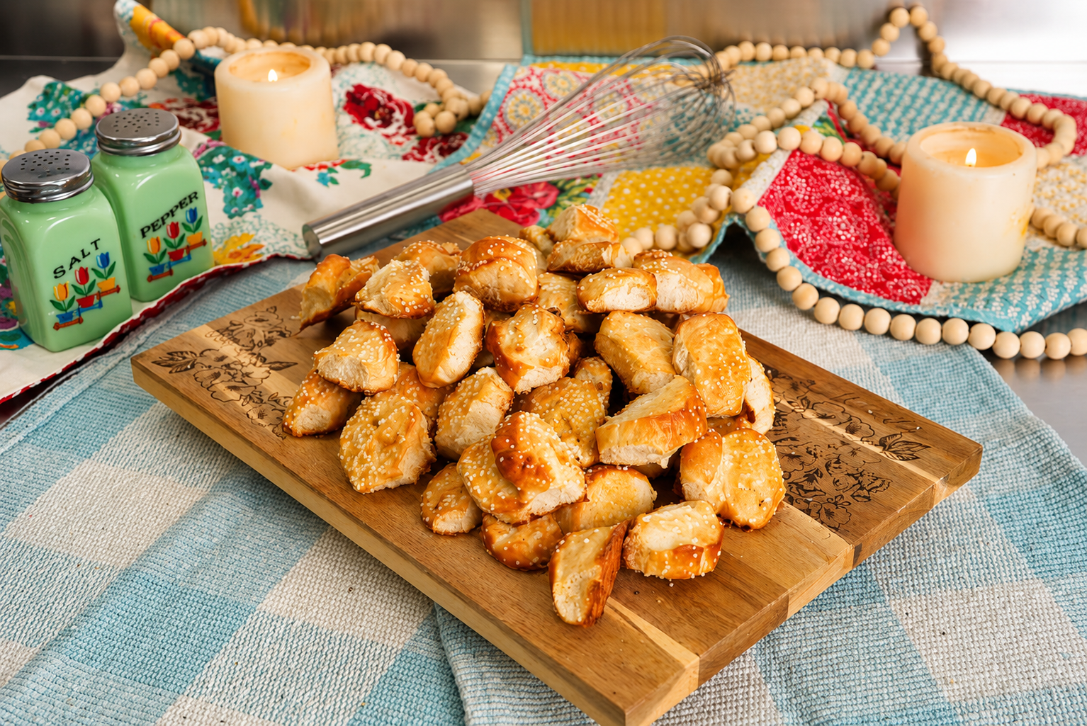 Sourdough Pretzel Bites