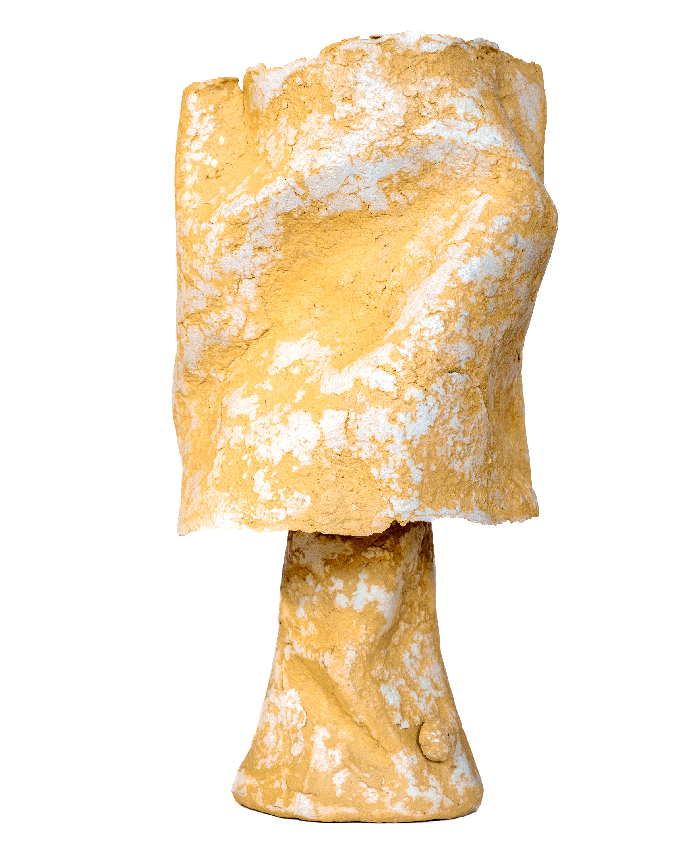 Fiber Table Lamp, Yellow Rose