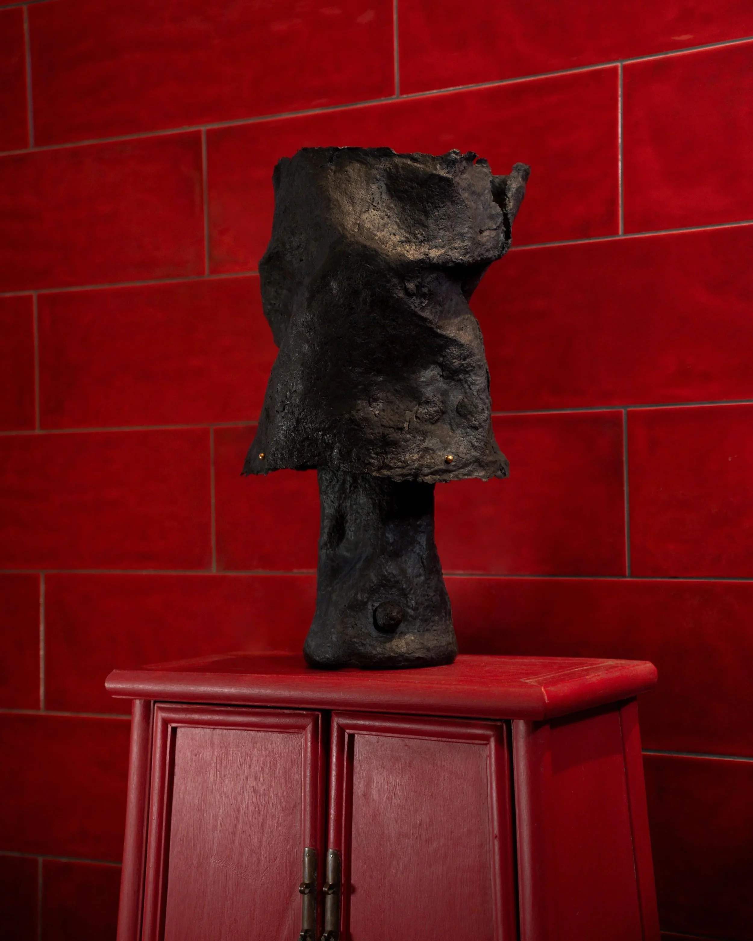 Samuel+Aguirre_Fiber+Table+Lamp+Black+on+red_Photo+Cred+Travis+Lemire.jpg