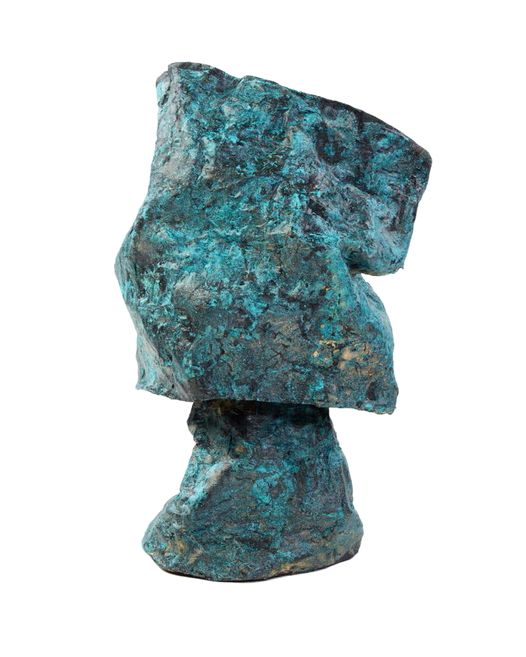 Oxidized Table Lamp, Copper/Zinc Blend