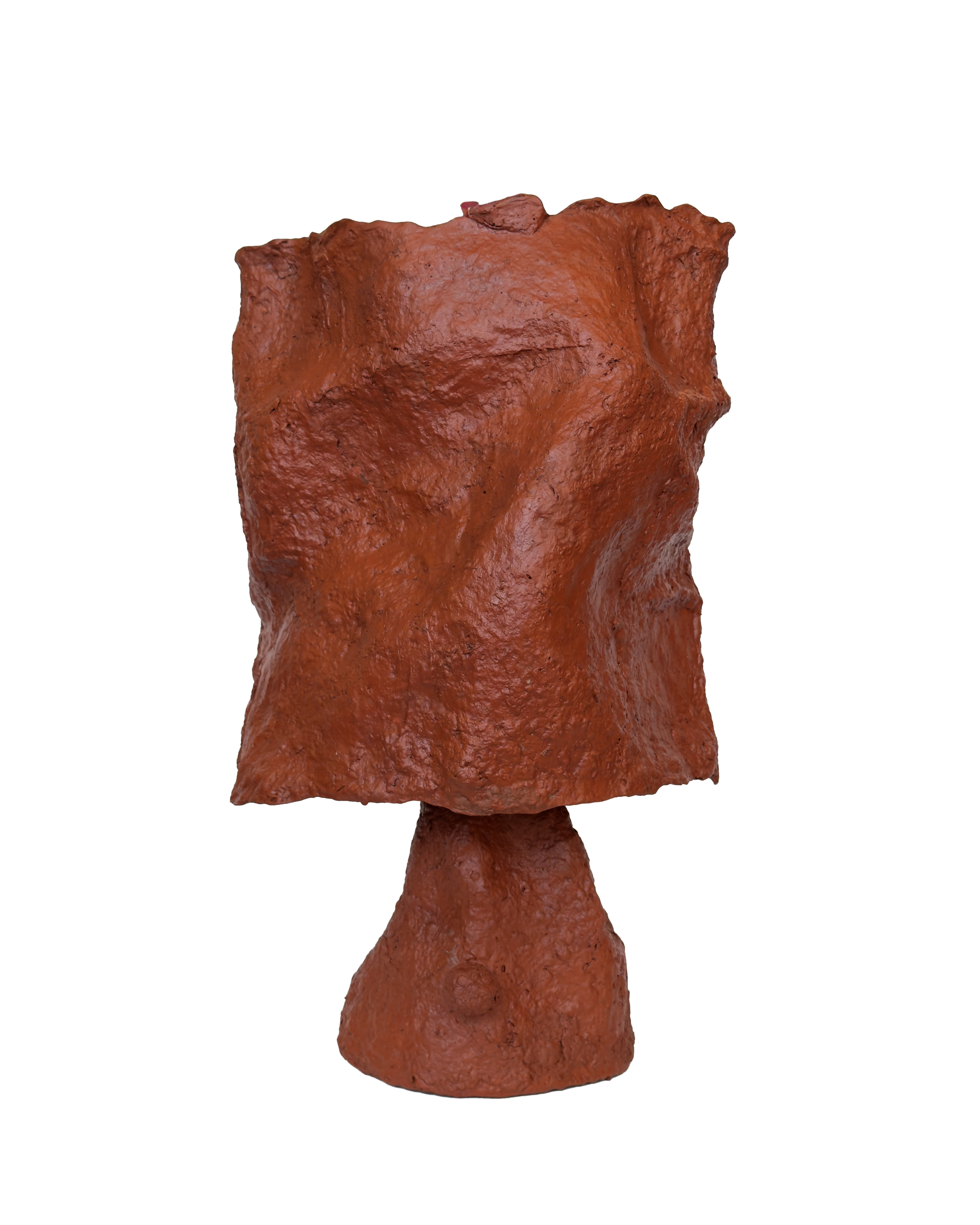 Fiber Table Lamp, Red Iron Oxide