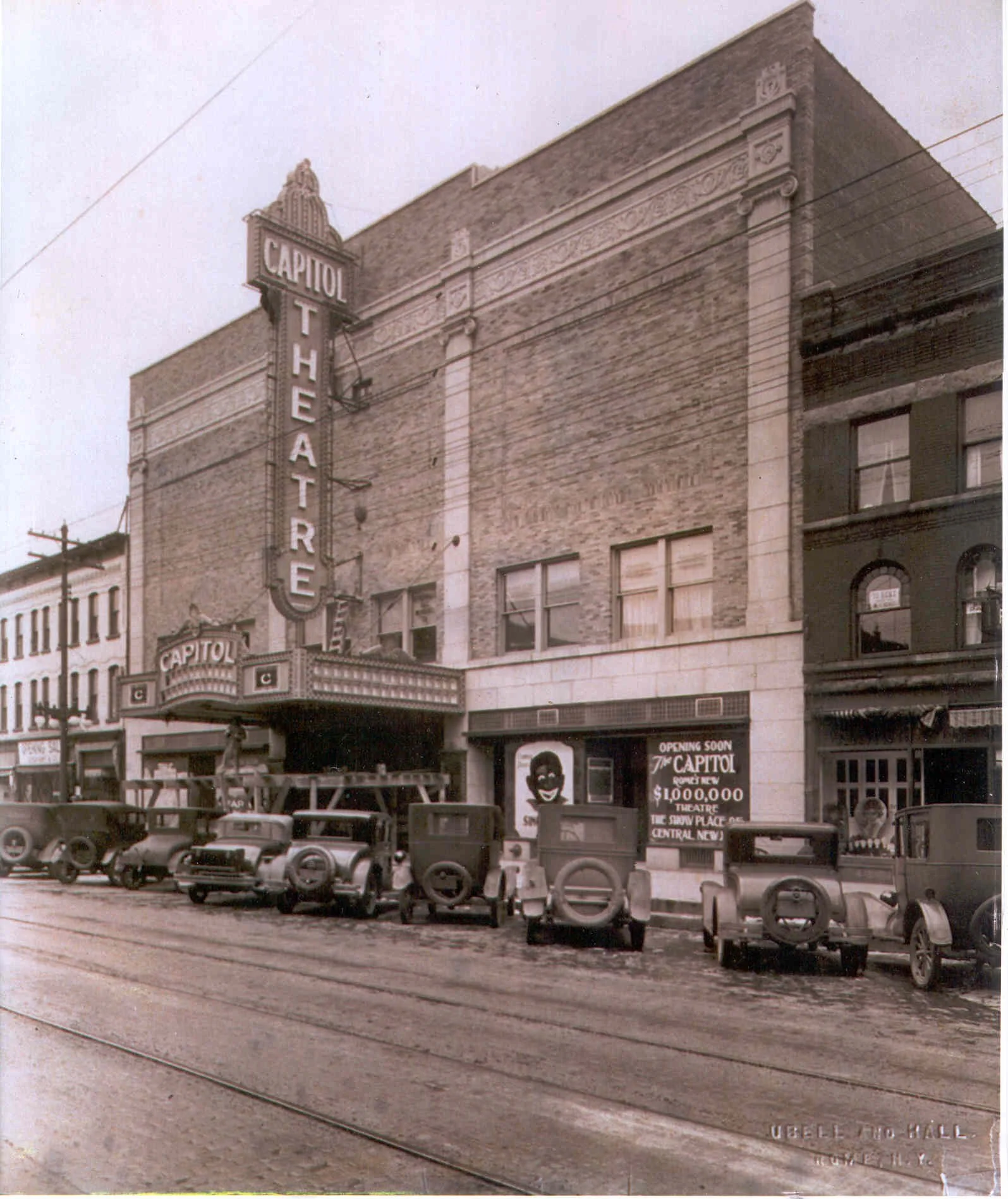 Before opening, 1928