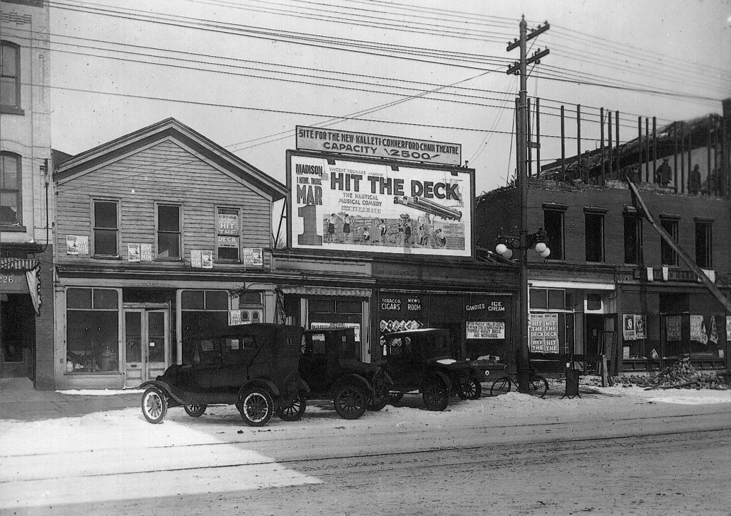 Harper's Plumbing, which would become the sight of the Capitol upon its demolition.