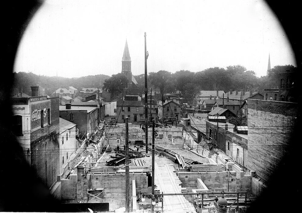 The Capitol under construction, 1928