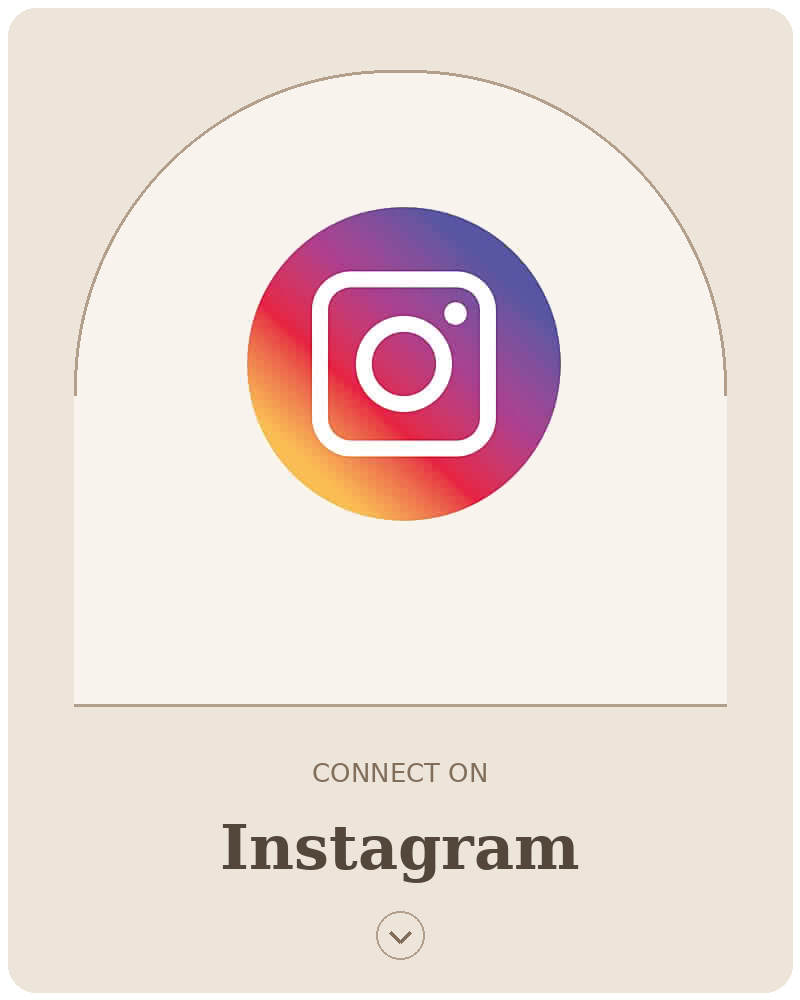 Instagram logo on a connecting screen with a 'Connect on Instagram' prompt