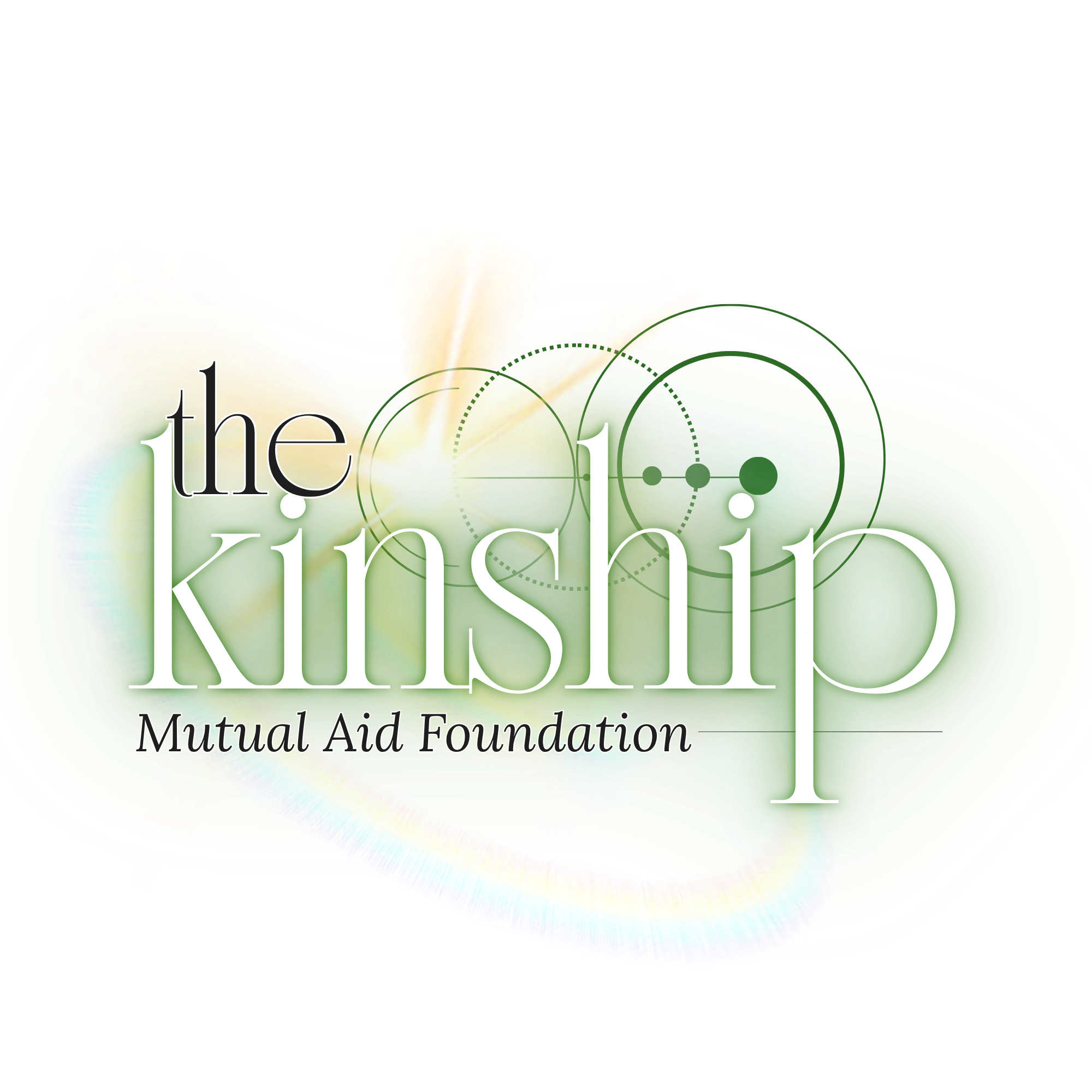 Colorful abstract design with the words "the 100 best" and "Mutual Aid Foundation" over a vibrant rainbow swirl background.