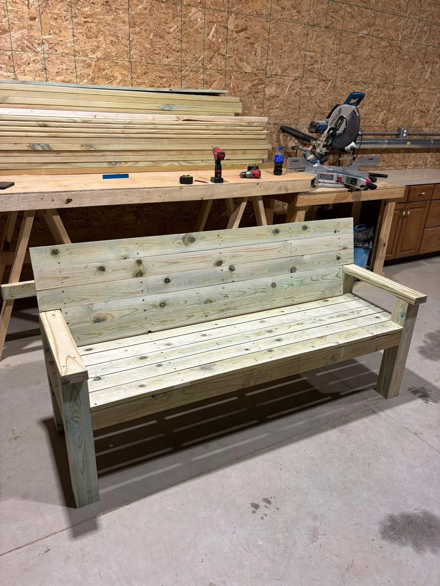 6' Treated Bench