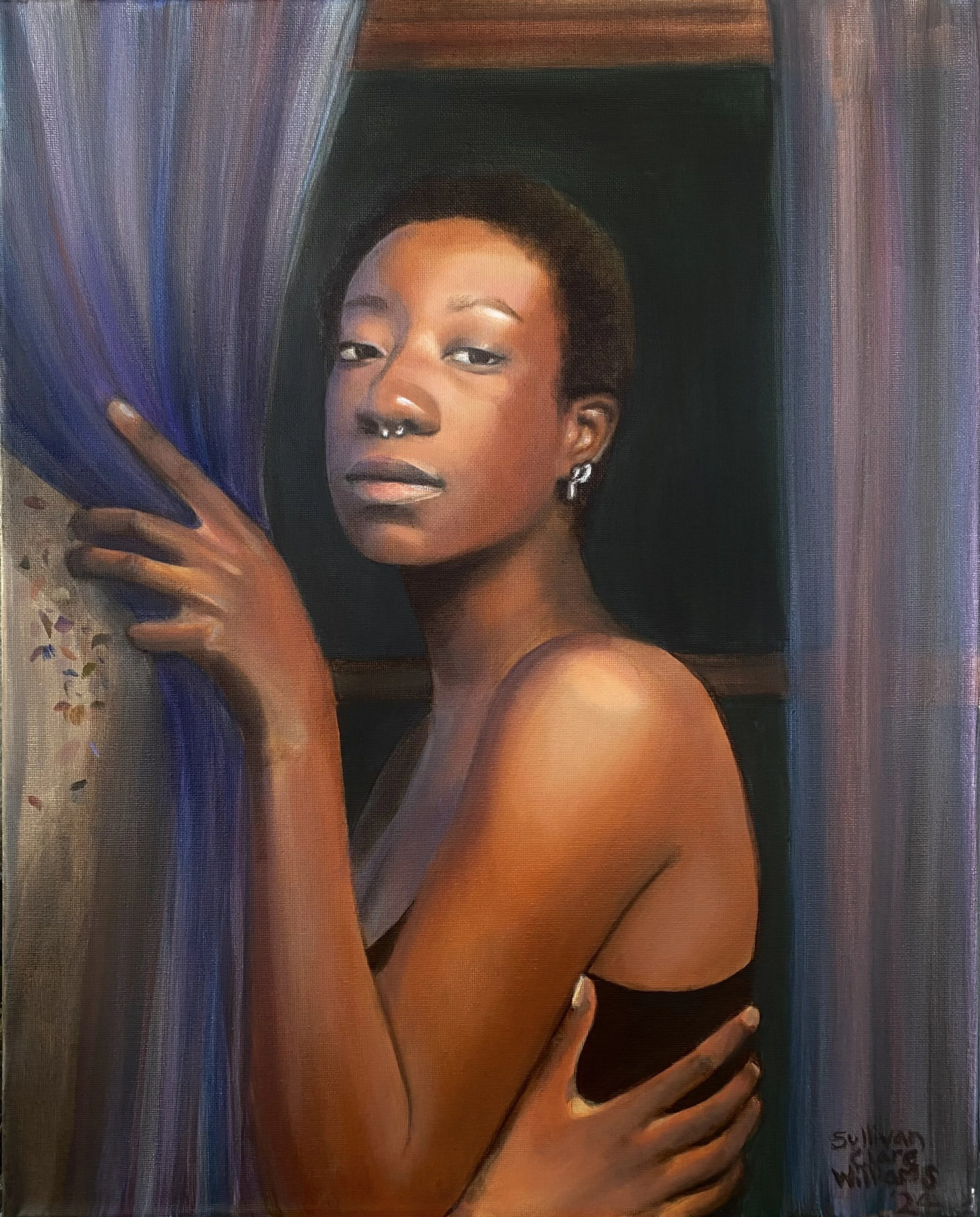 Reveal, Acrylic on Canvas, 20 x 16 in, 2024