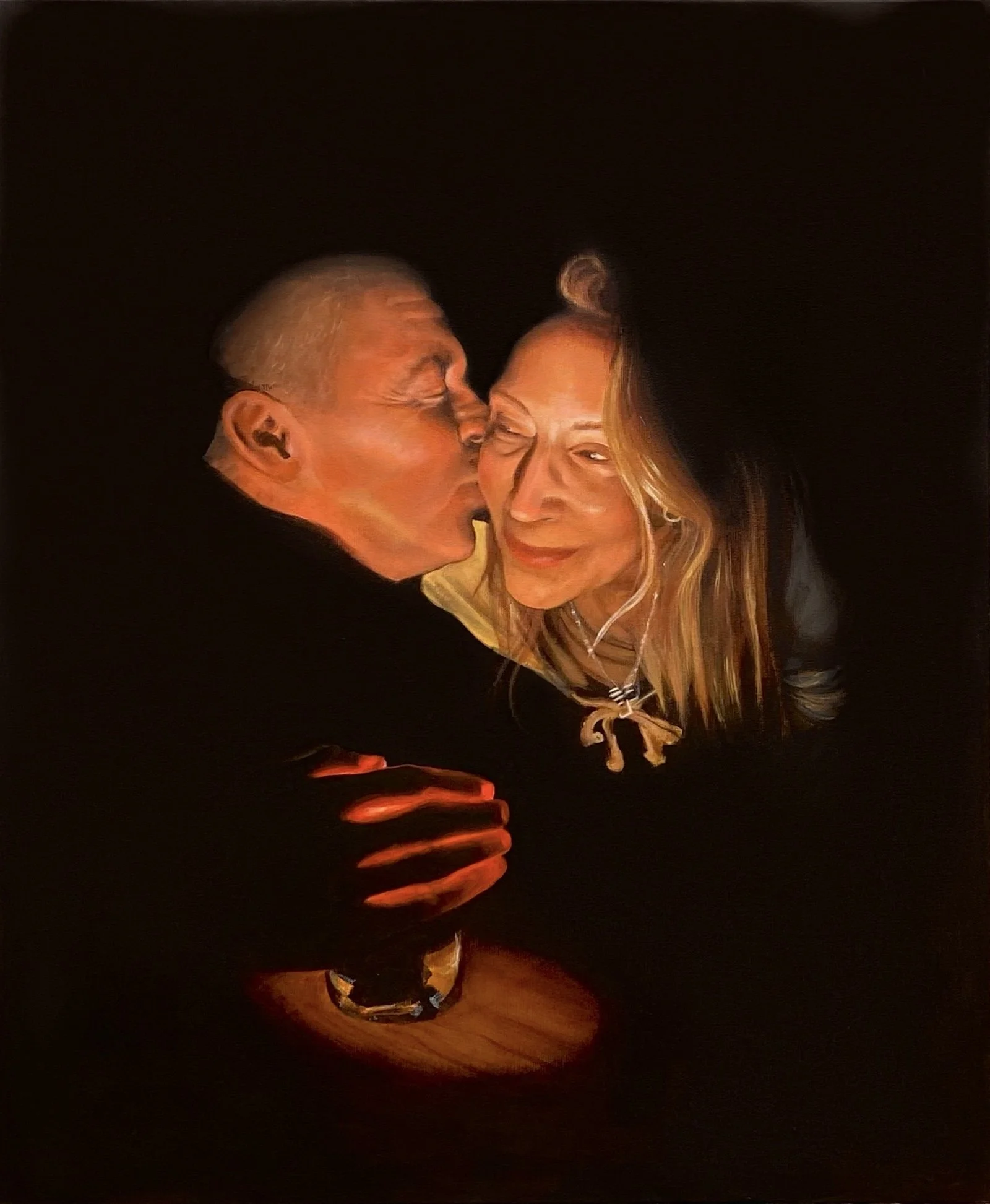 Embrace, Acrylic on Canvas, 24 x 20 in, 2024