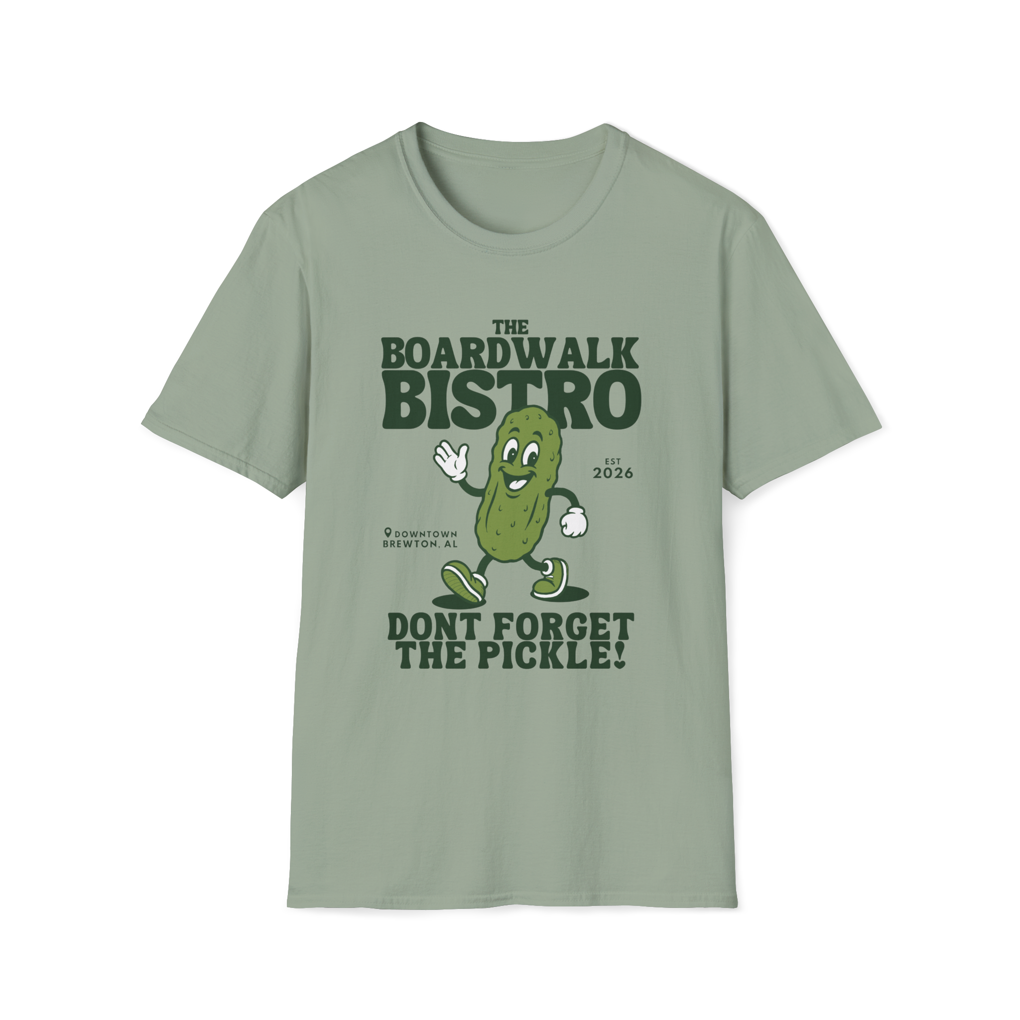 PRE-ORDER - Percy Pickleton Tshirt (Sage)