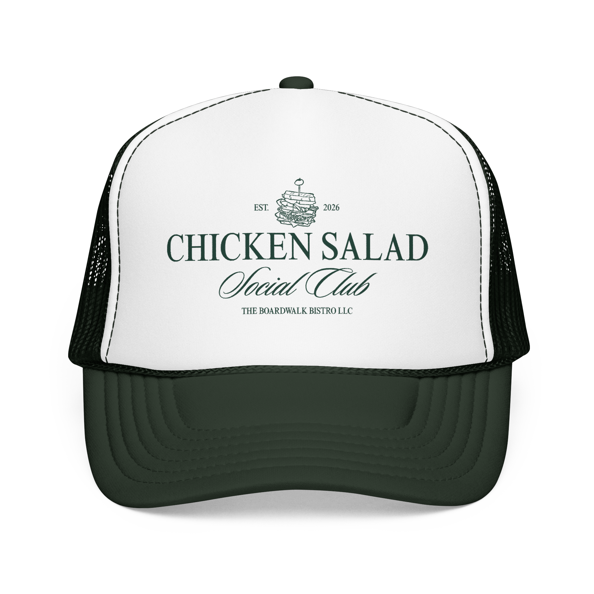 PRE-ORDER Chicken Salad Social Club Trucker Hat (Green)