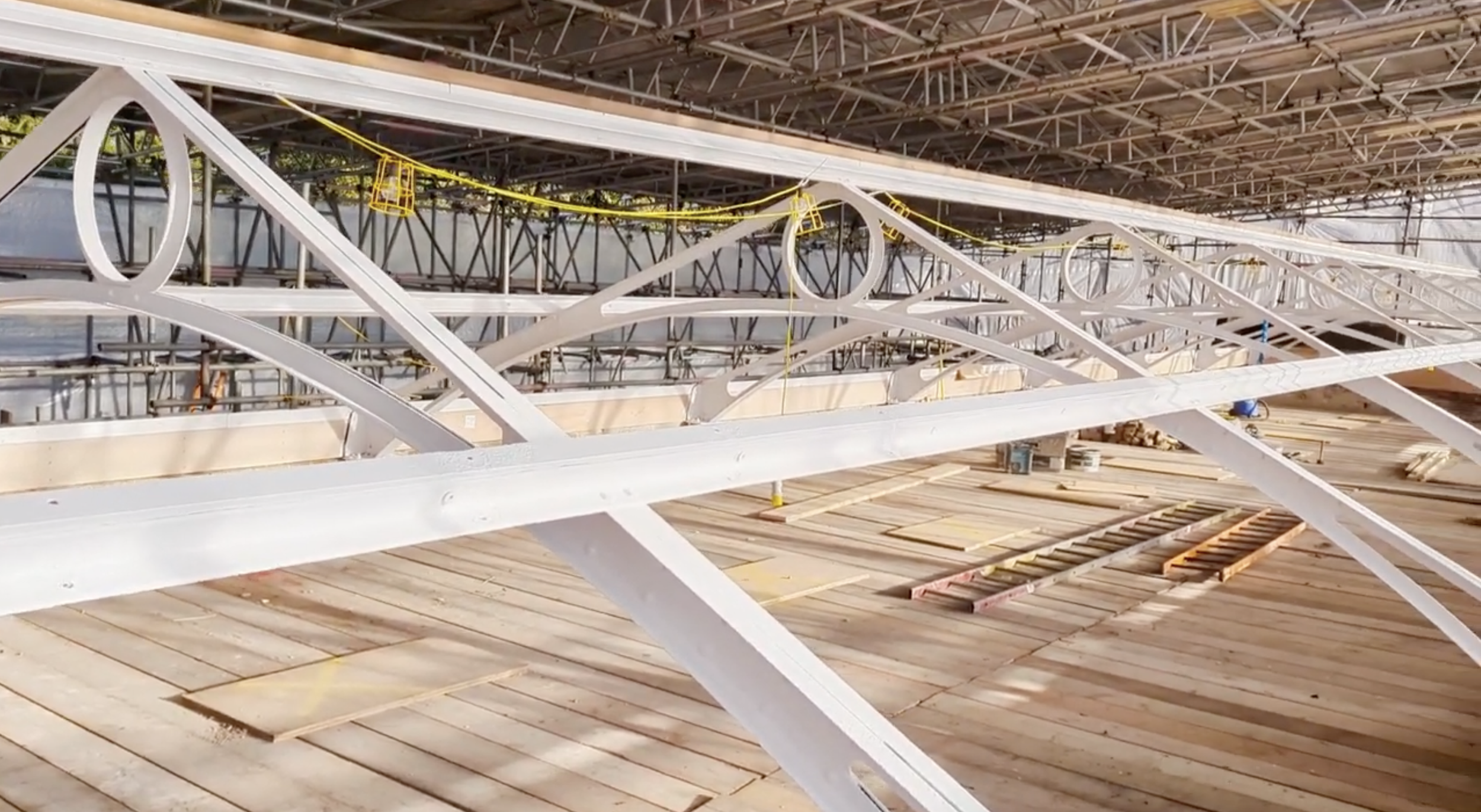 Camellia House Roof Truss Restoration