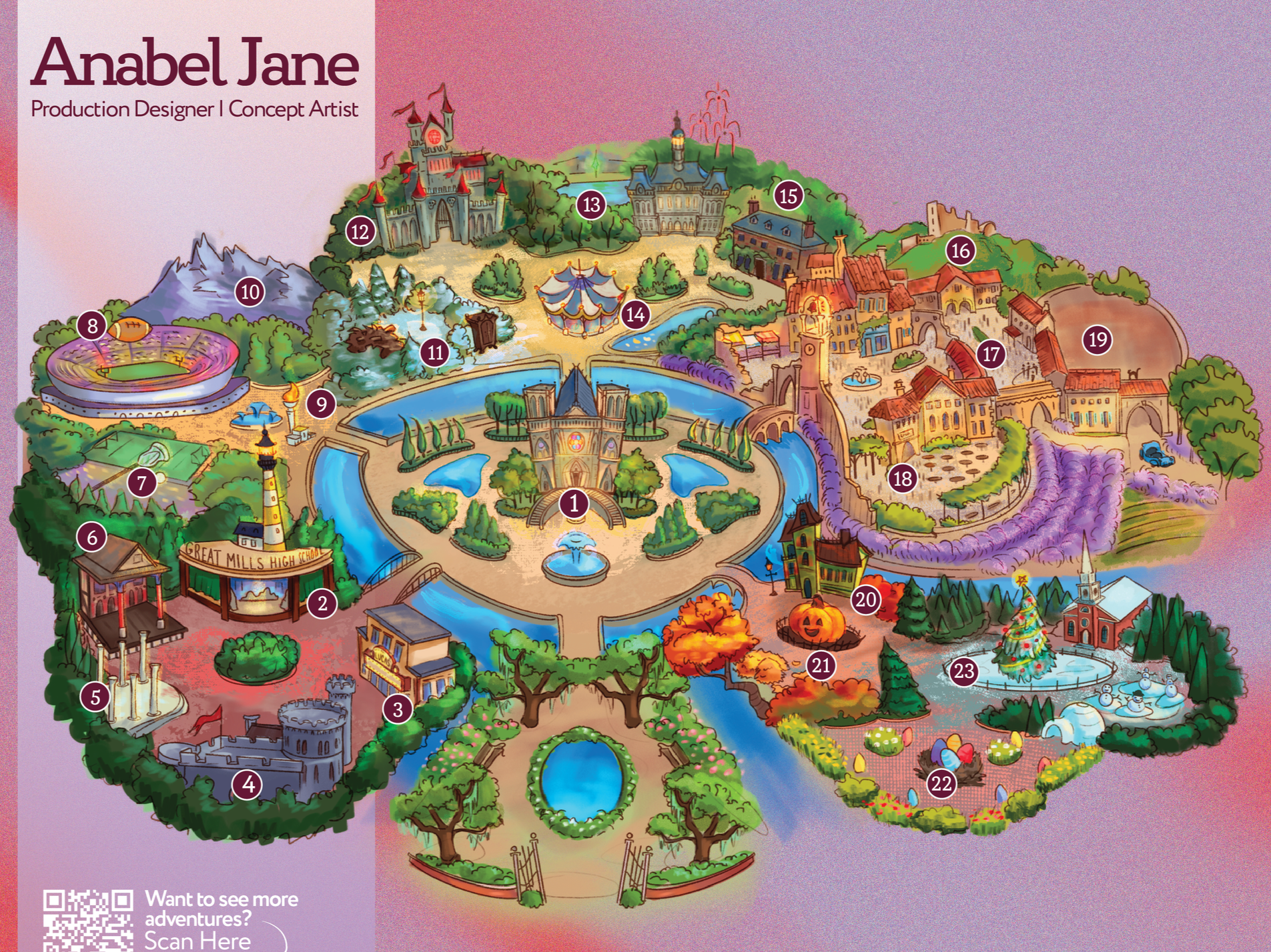 Personal Branding Park Map
