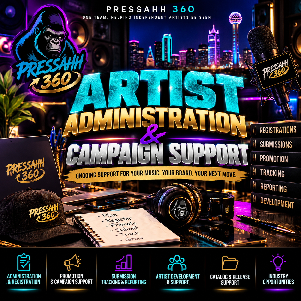 Artist Administration & Campaign Support