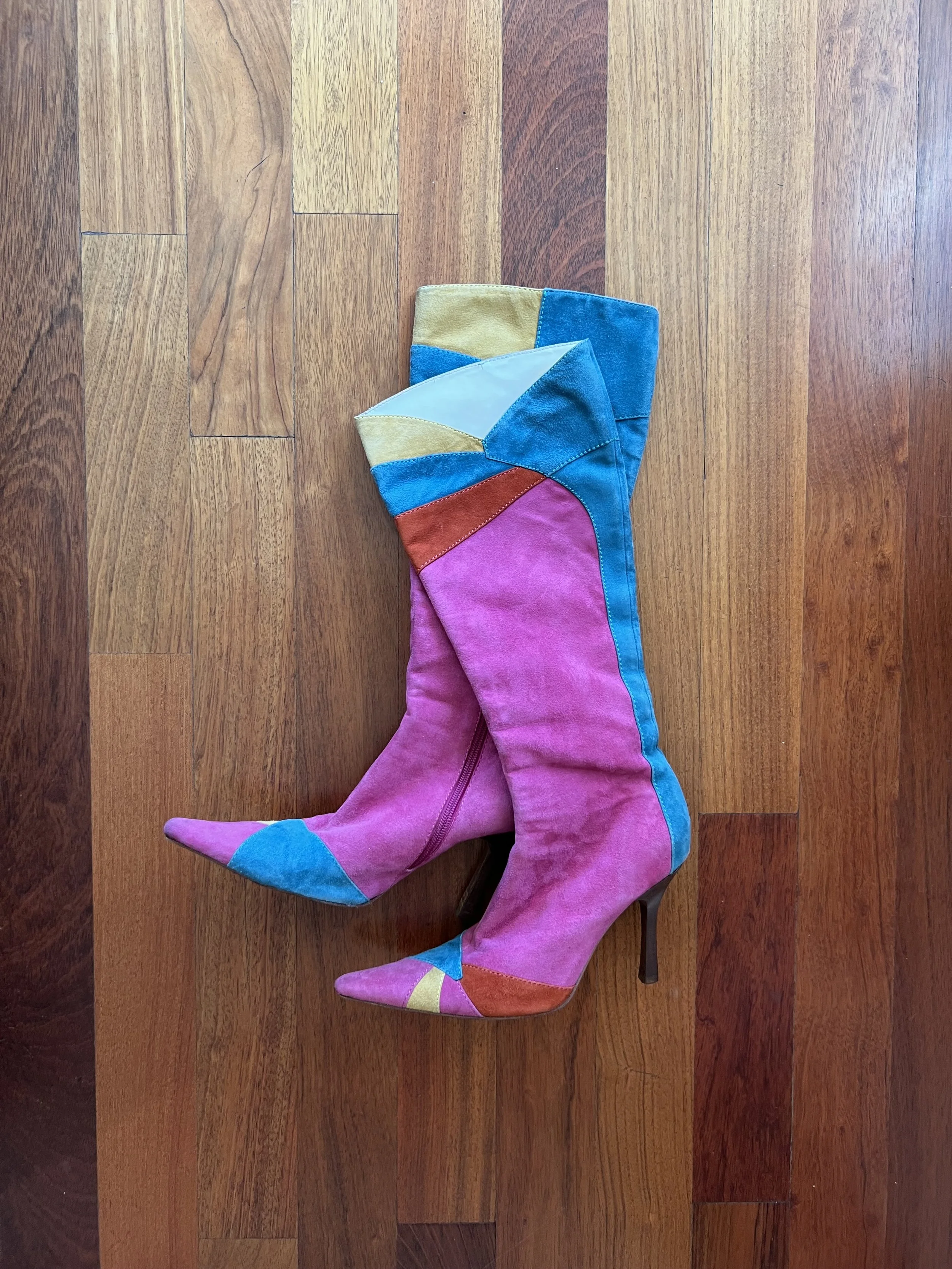 suede retro boot